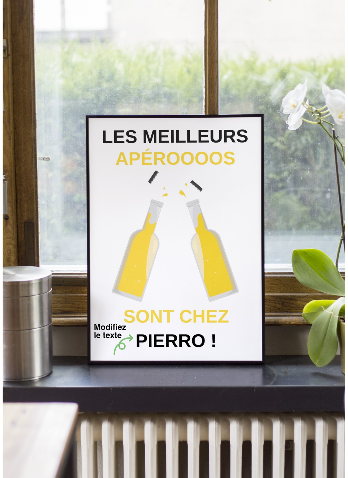 Affiche "Les meilleurs apéros" [personnalisable]