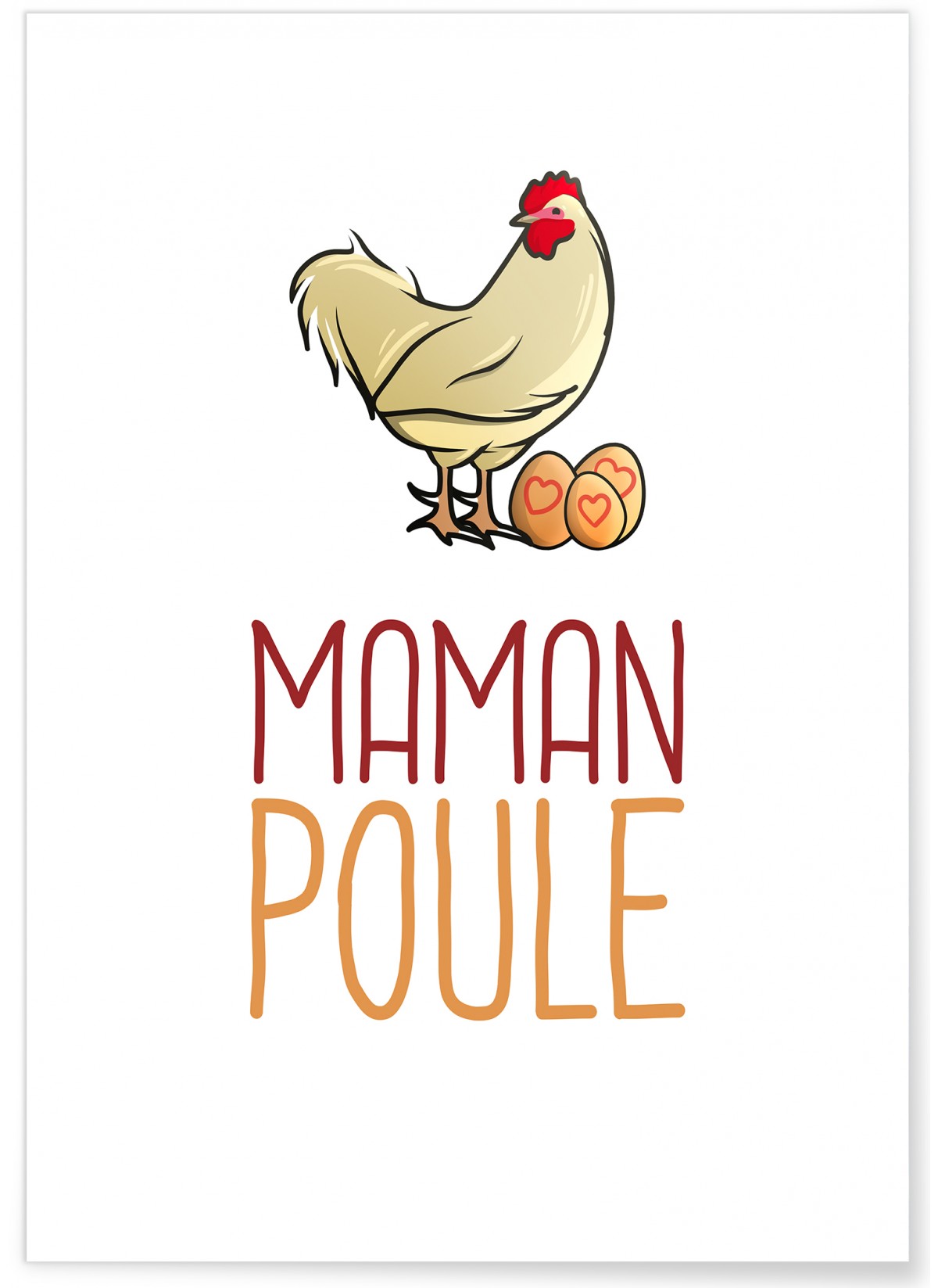 Affiche Maman Poule