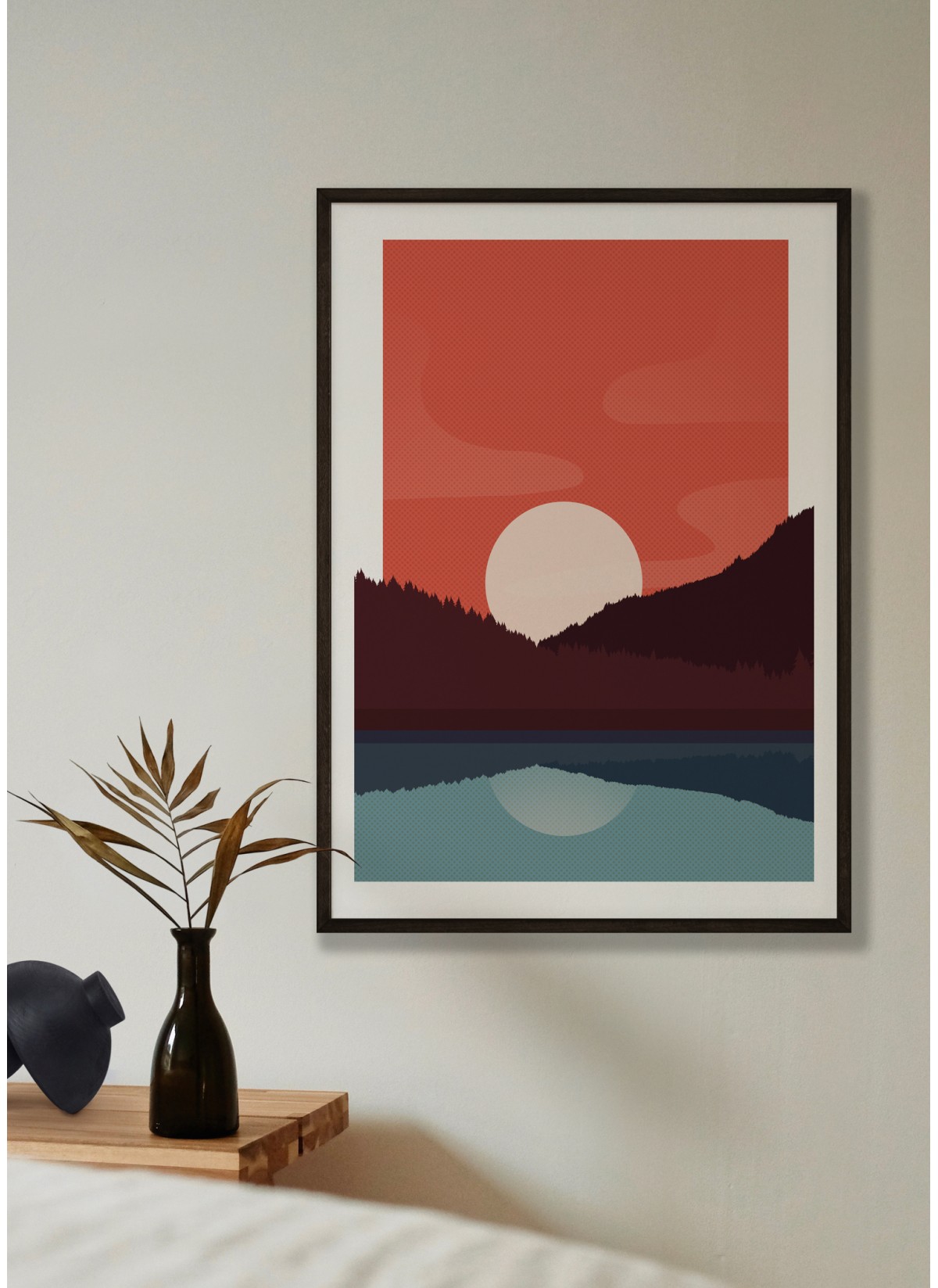 Poster Landscape Sunset