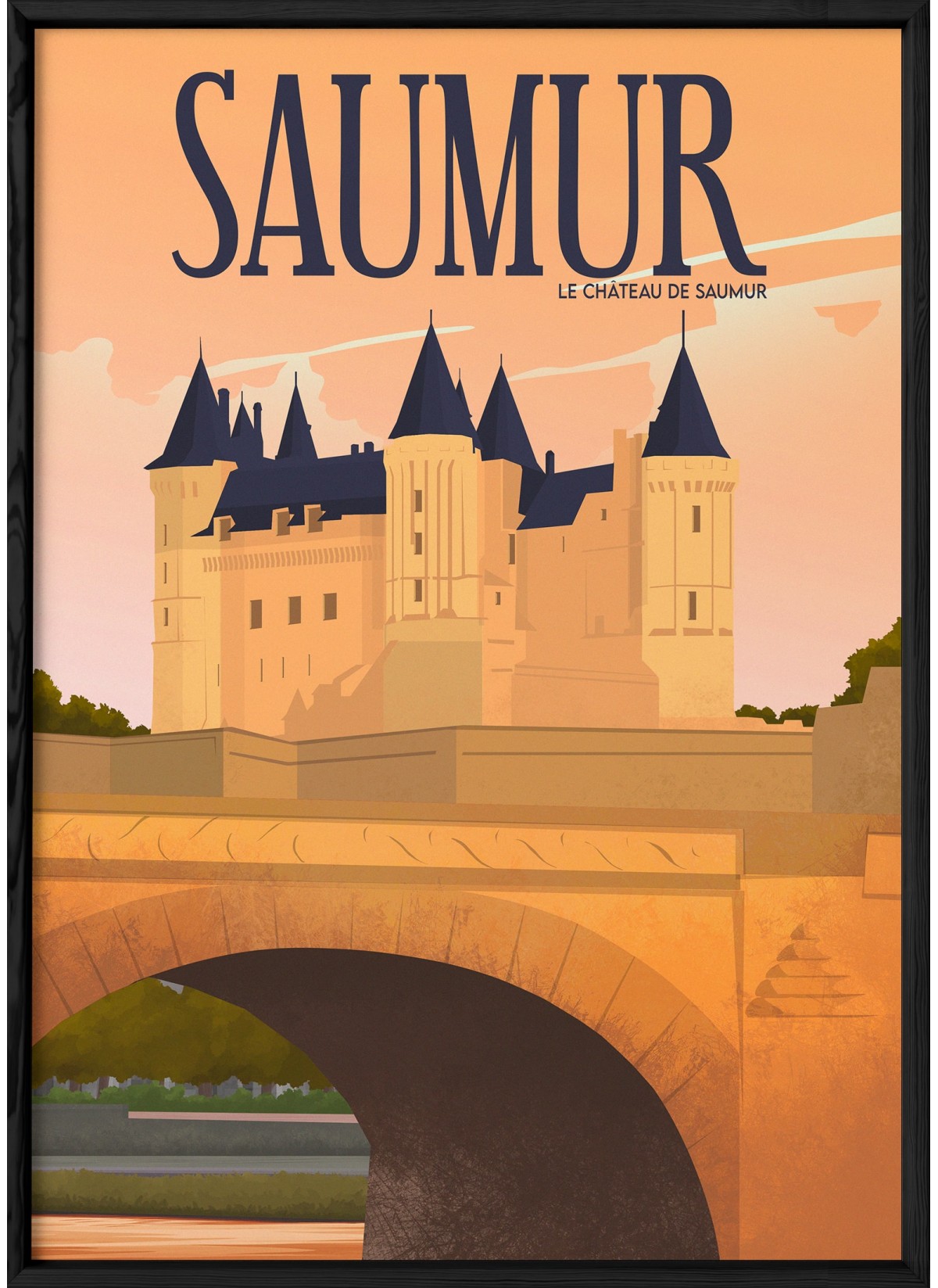 Affiche Saumur