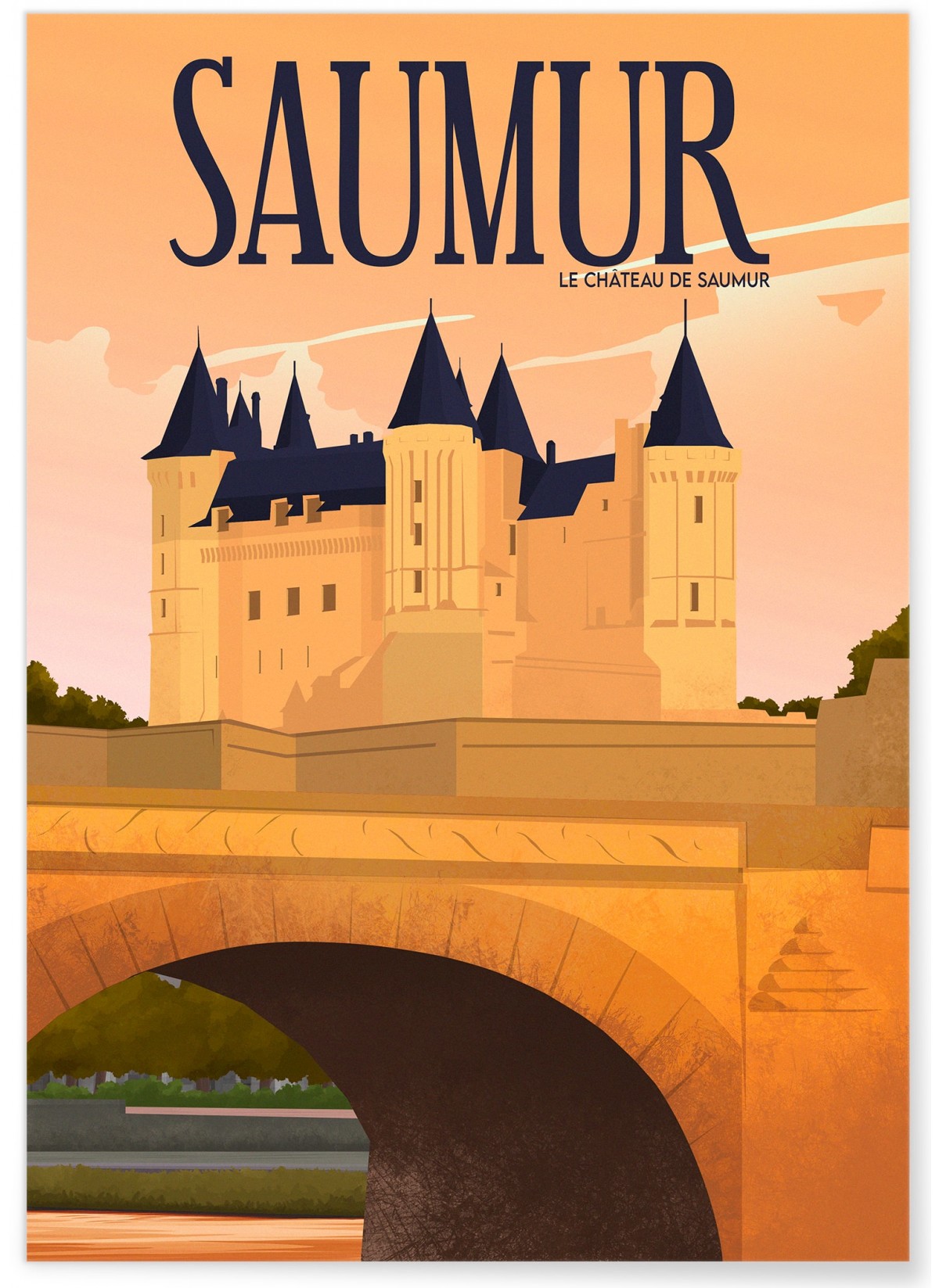 Affiche Saumur