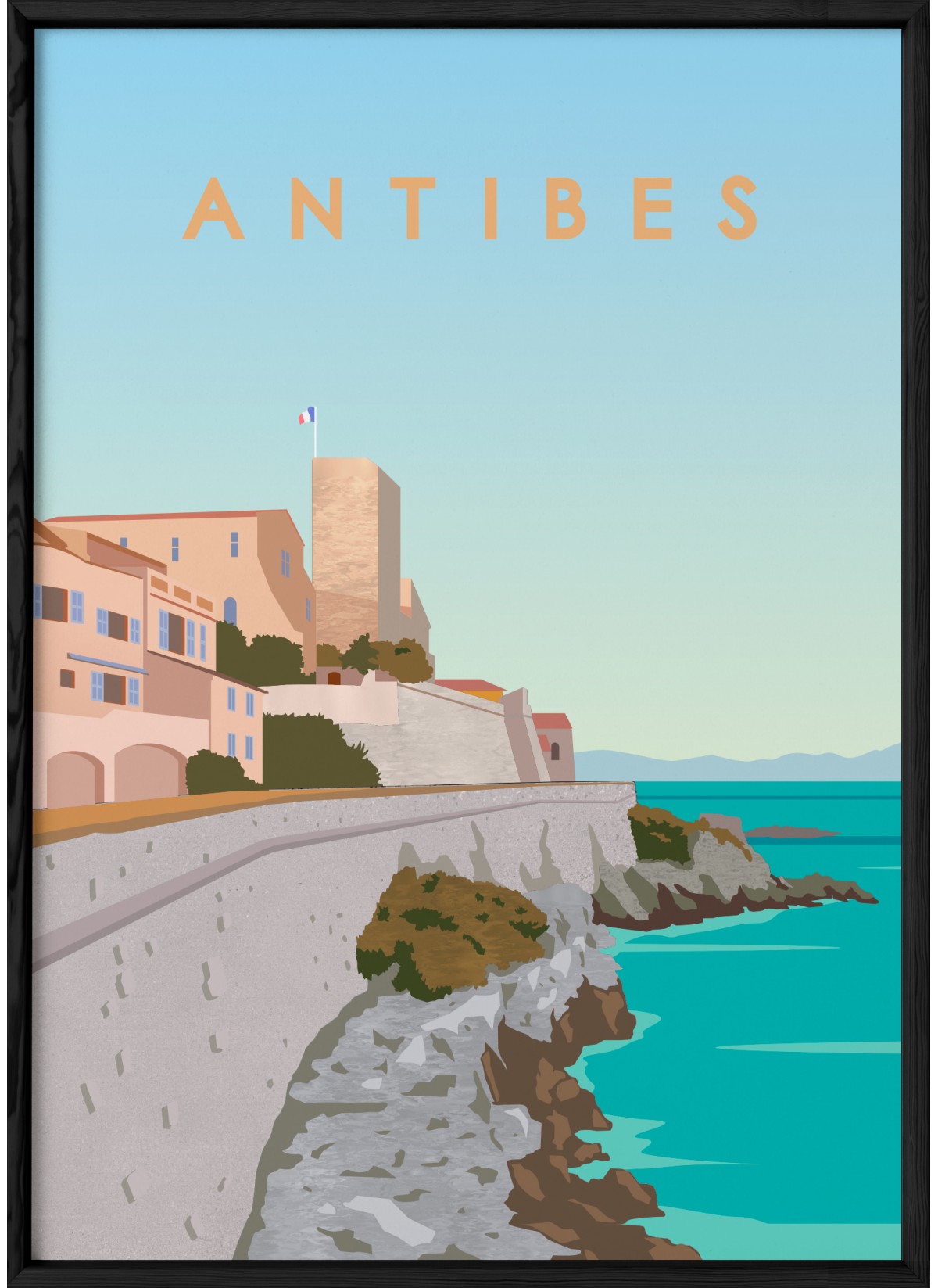 Affiche Antibes