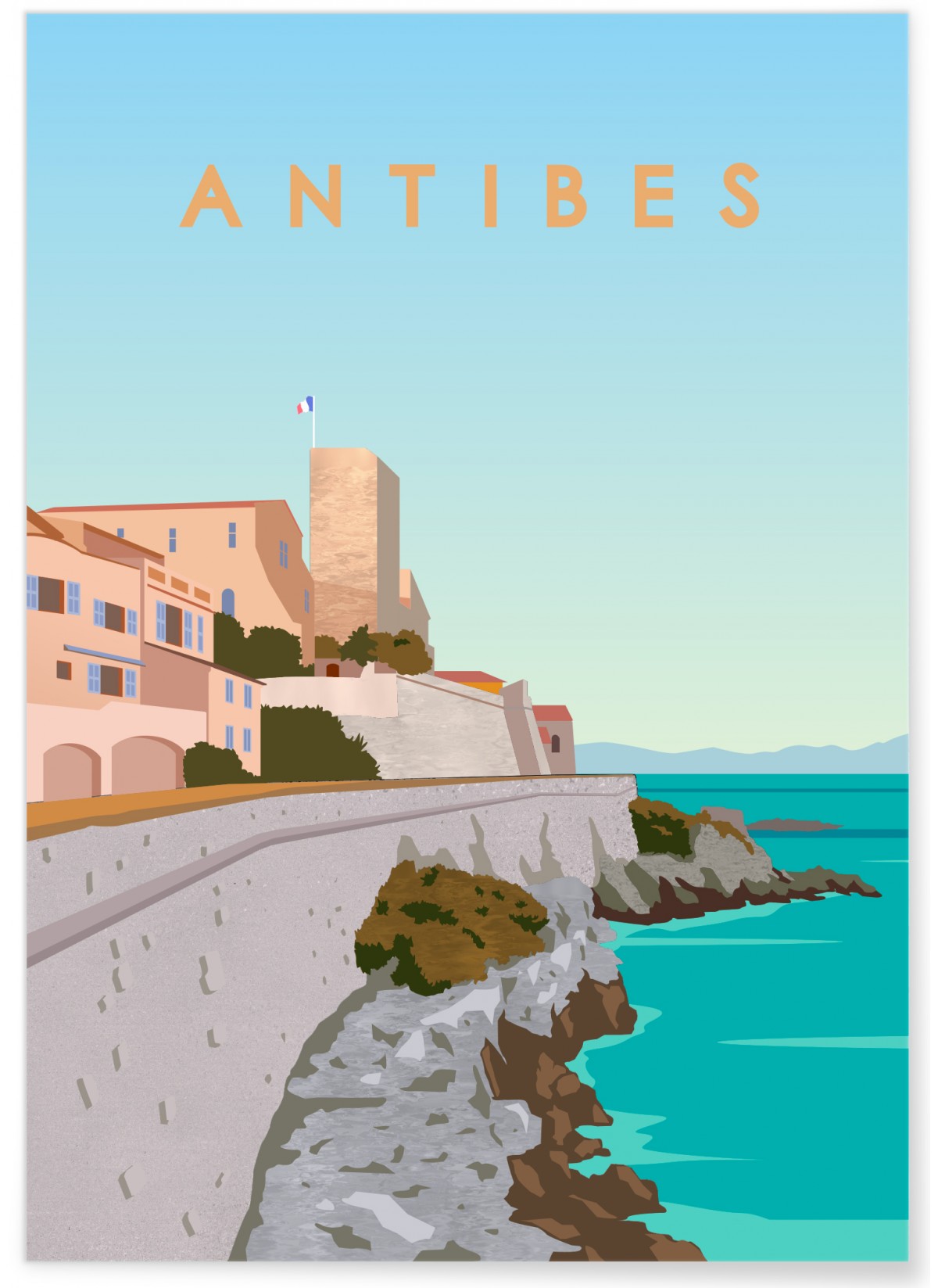 Affiche Antibes