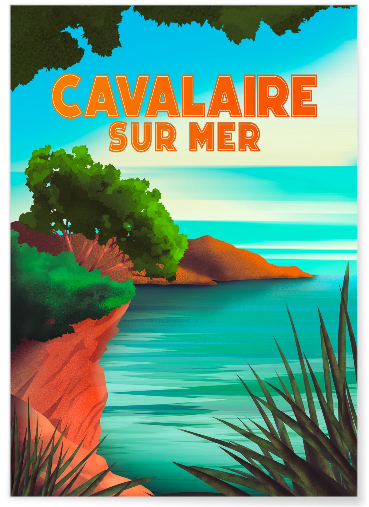 Affiche Cavalaire-sur-Mer