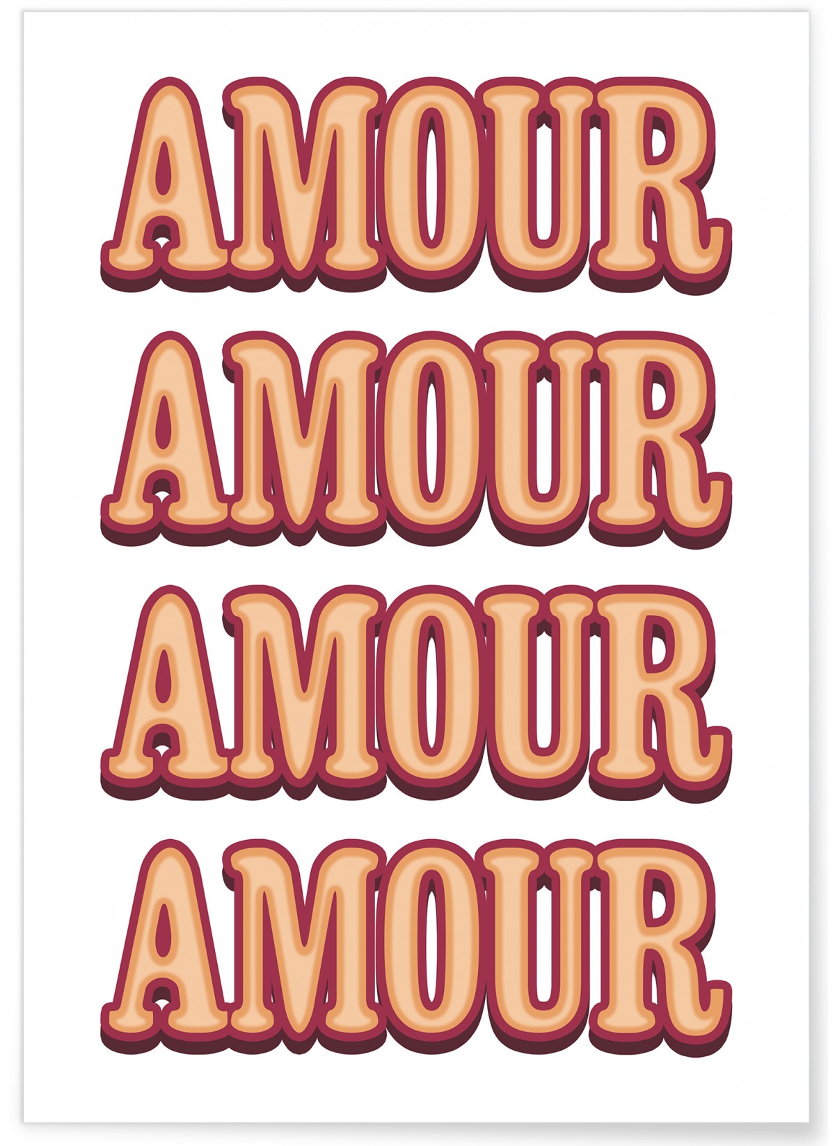 Affiche Amour