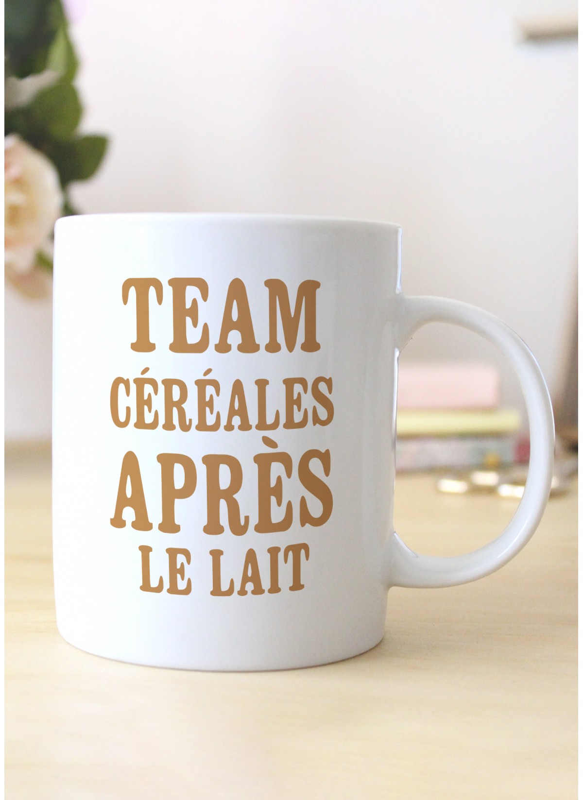 Mug "Team céréales après le lait"