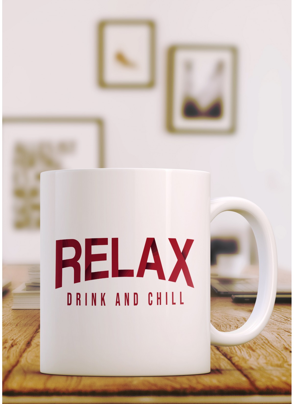 Mug "Relax, drink and chill"