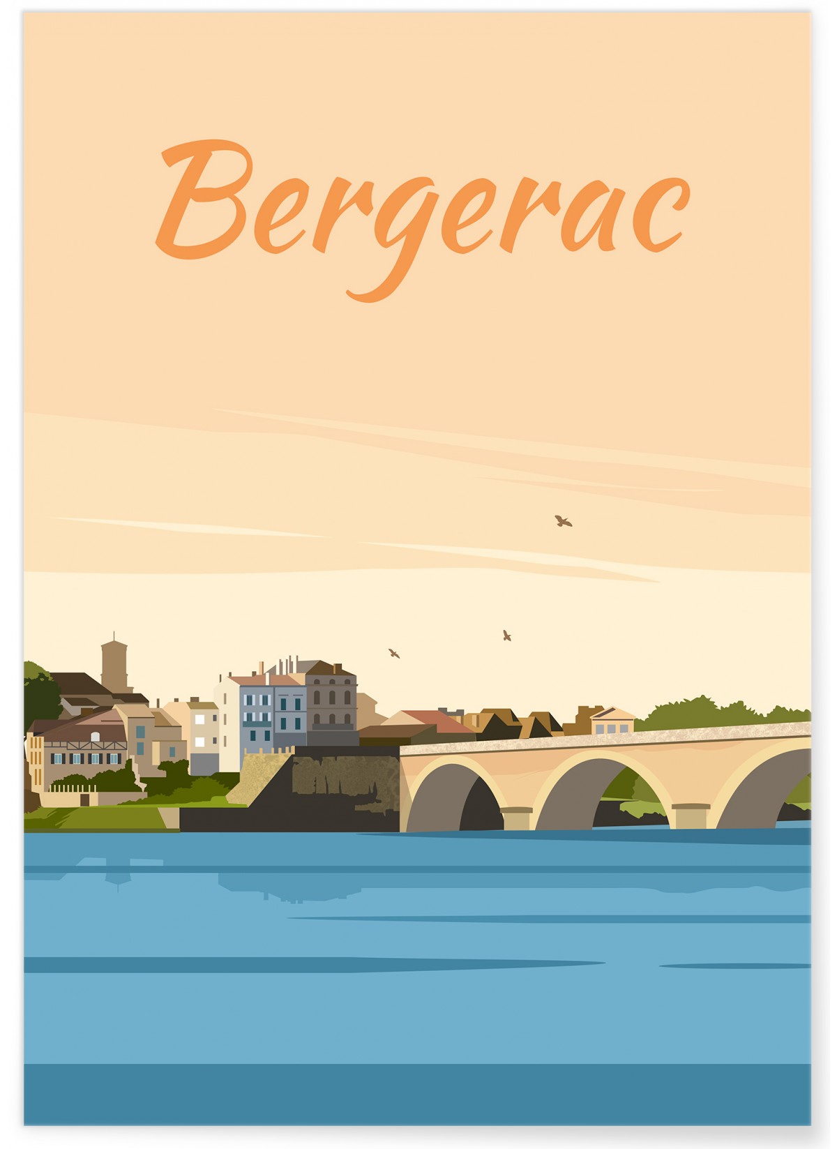 Affiche Bergerac