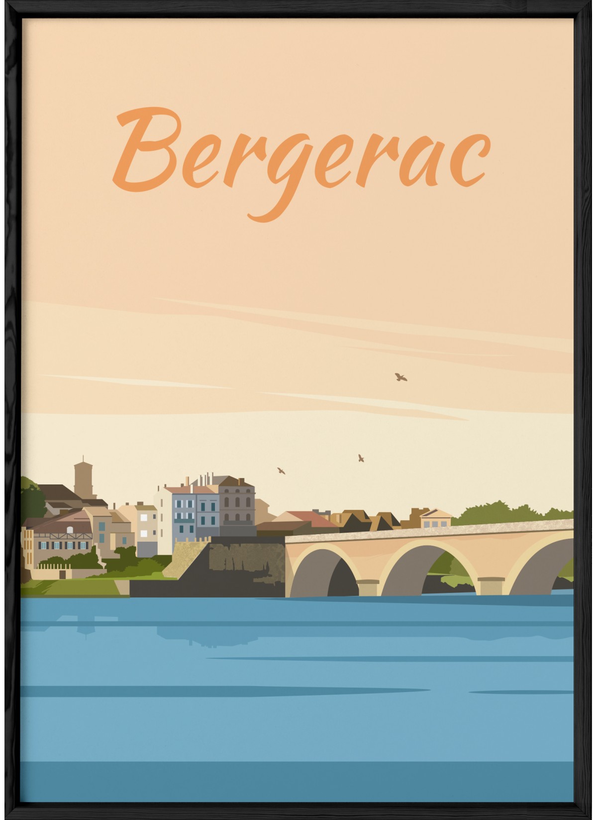 Affiche Bergerac