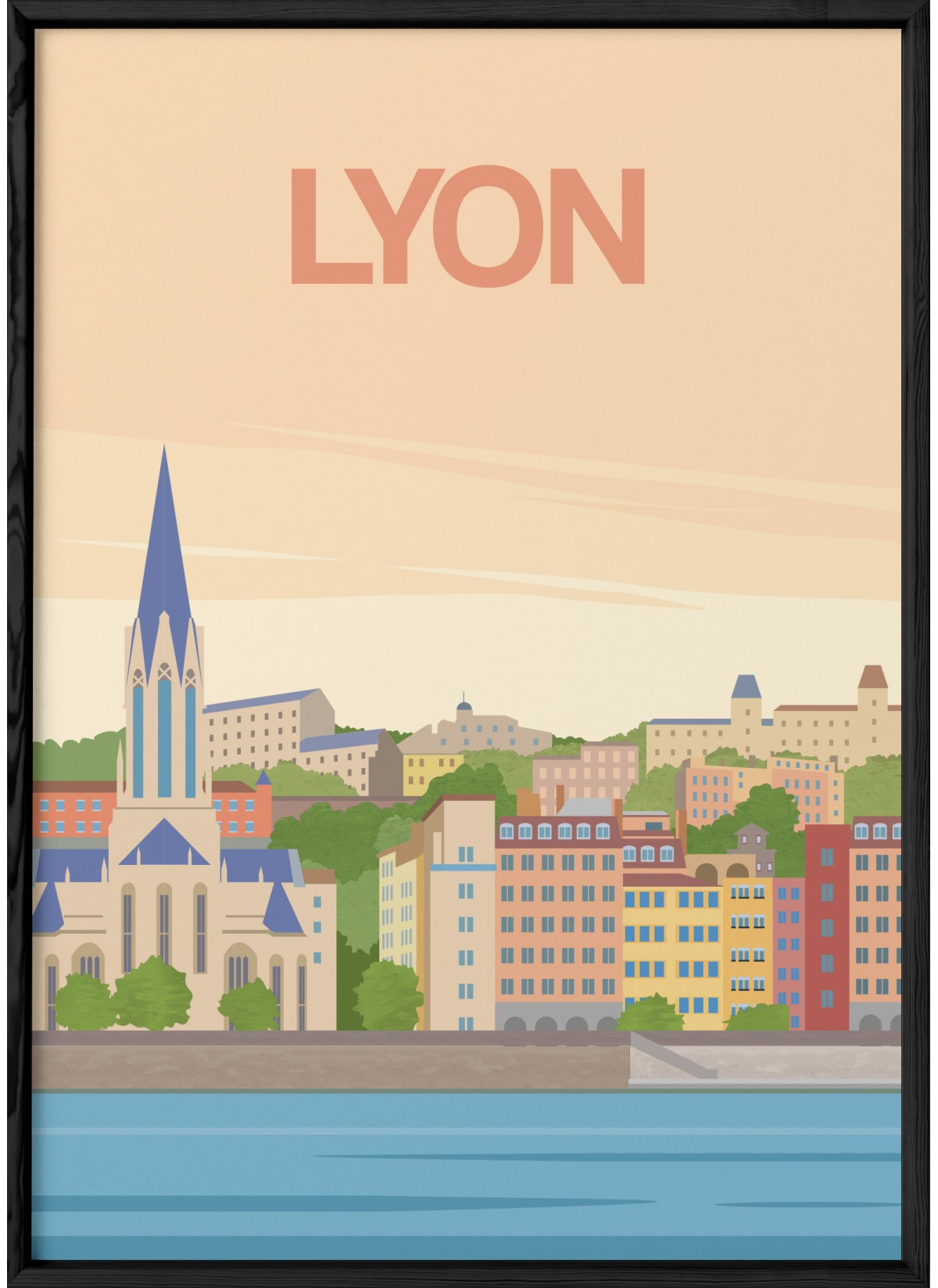 Affiche Lyon 2