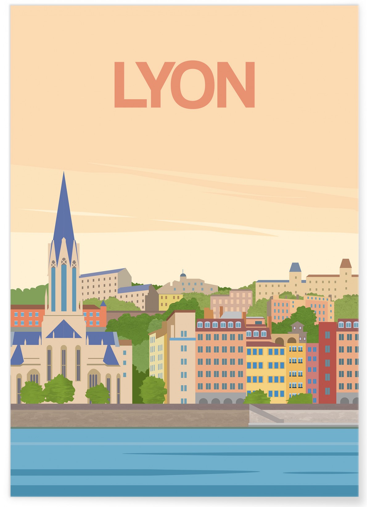 Affiche Lyon 2