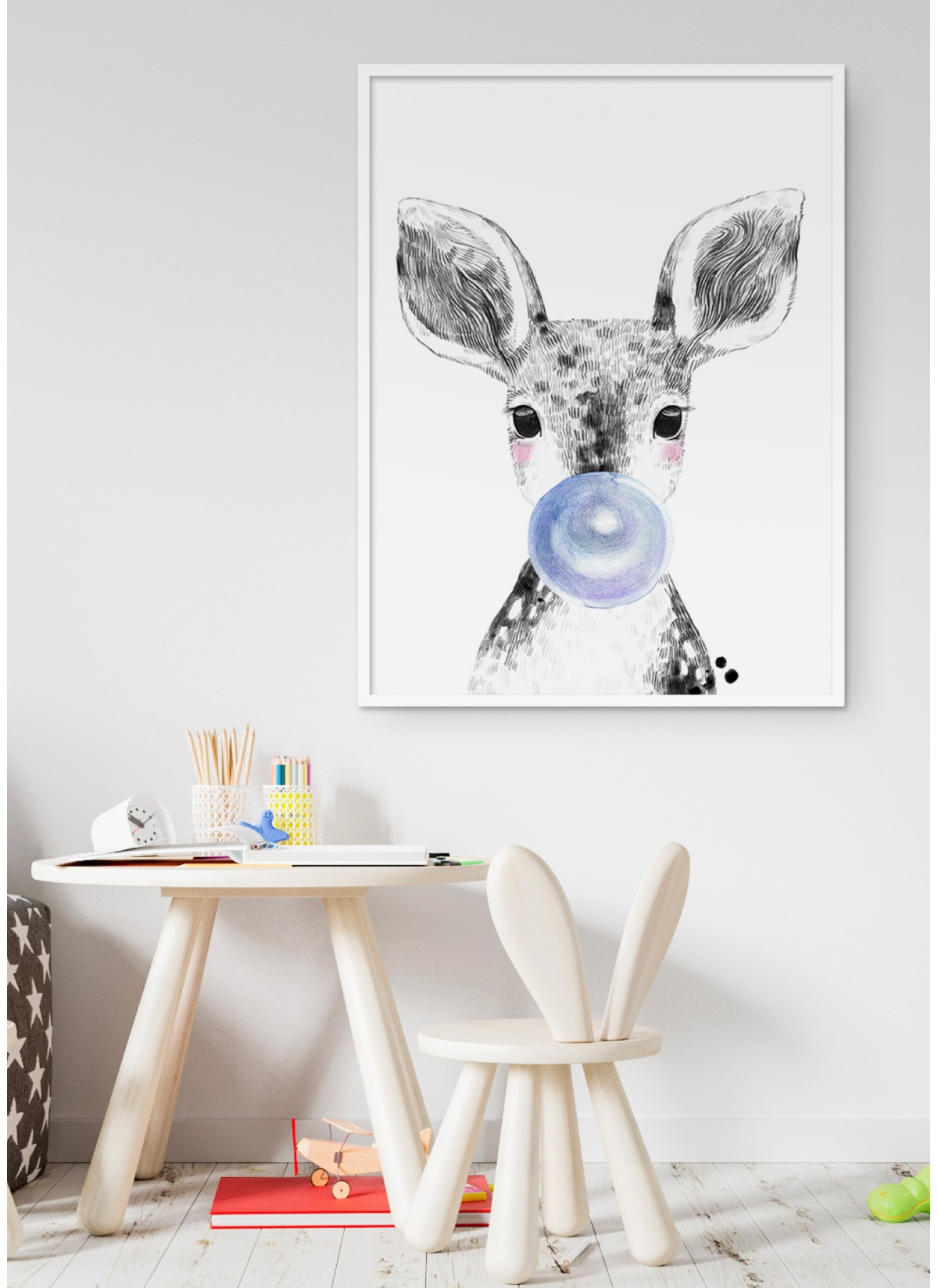 Affiche Bulle de Biche Bleue