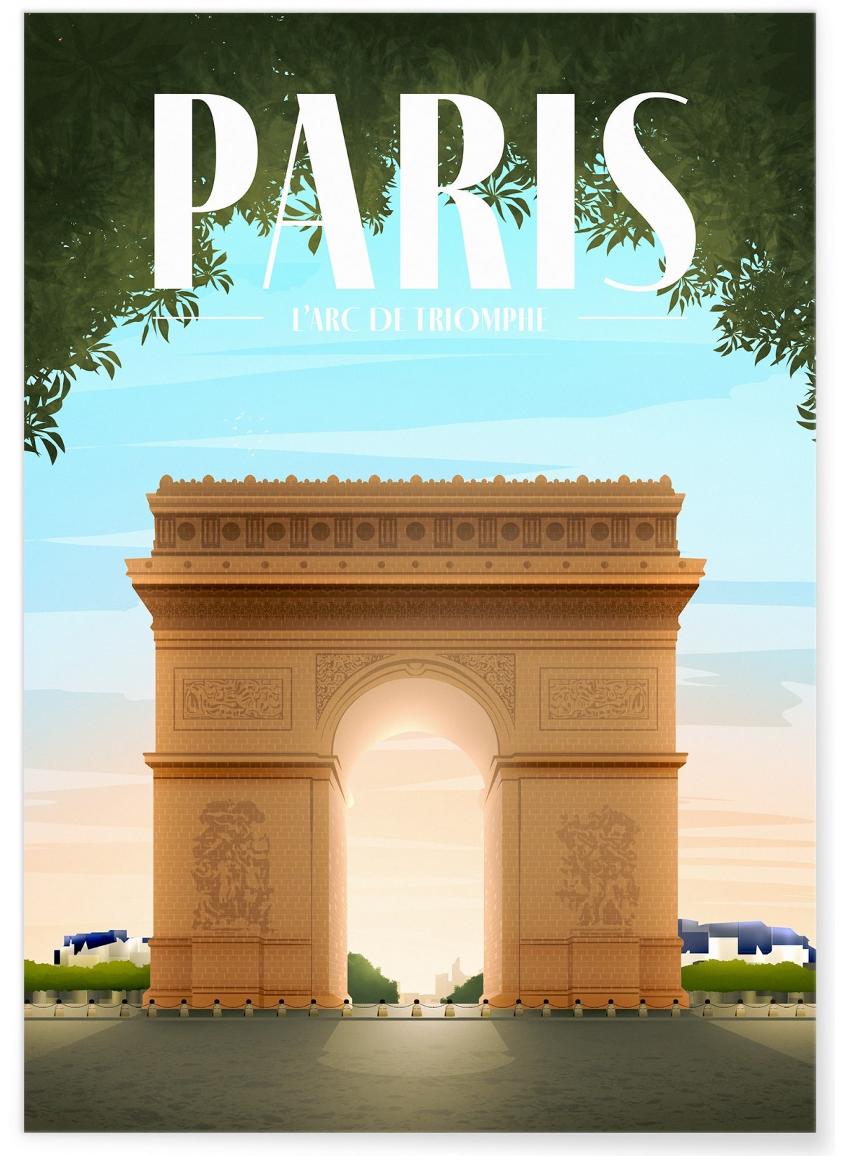 Poster Paris : Arc de Triomphe