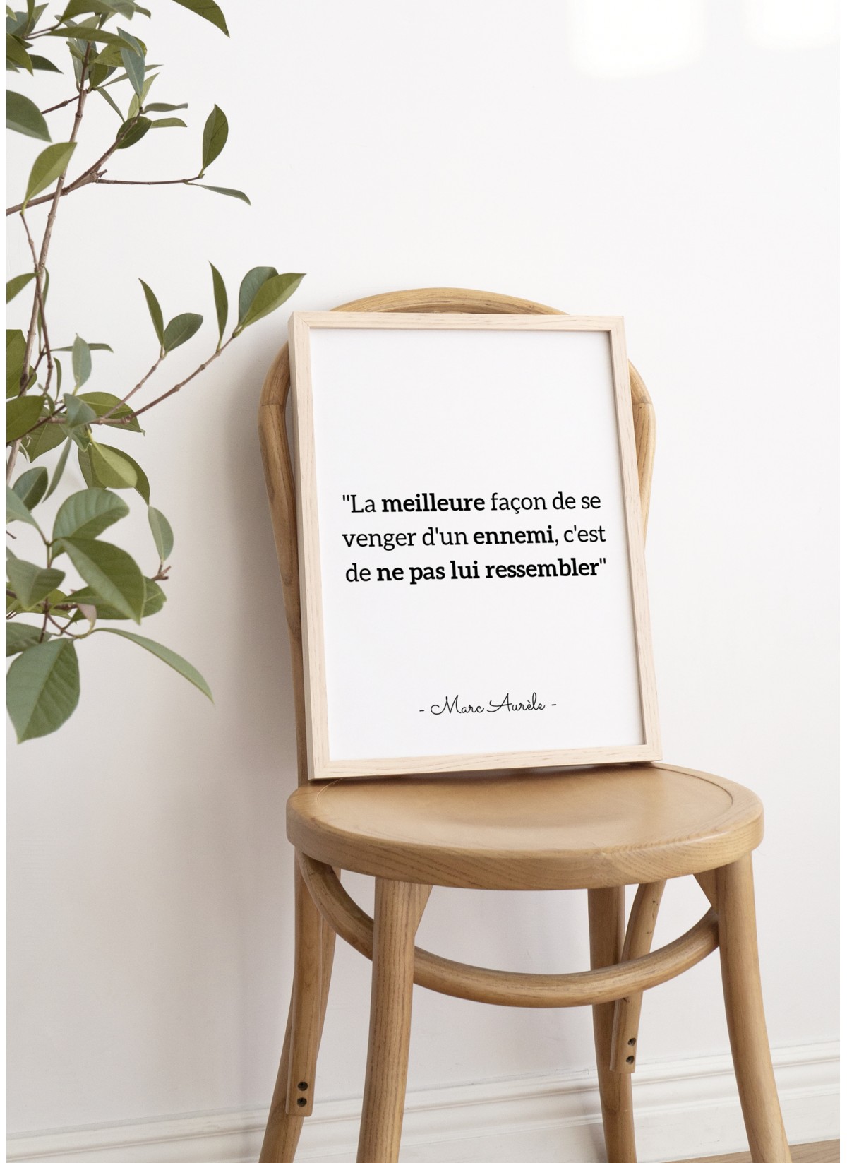 Affiche citation Marc Aurèle "la meilleure façon..."
