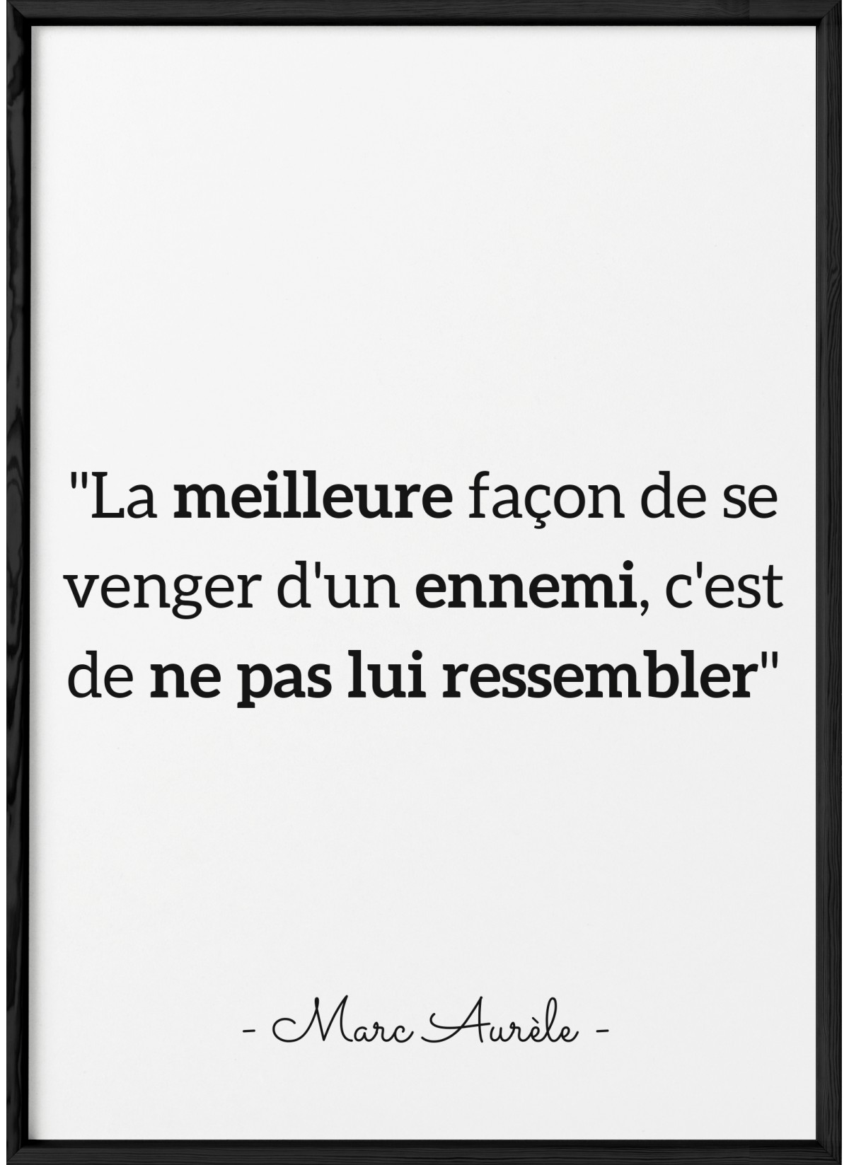 Affiche citation Marc Aurèle "la meilleure façon..."