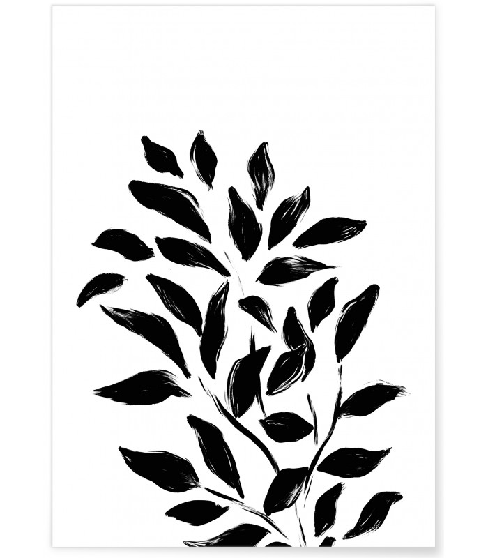 Affiche Abstract Feuille 1