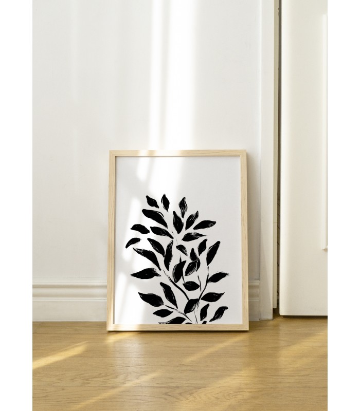 Affiche Abstract Feuille 1