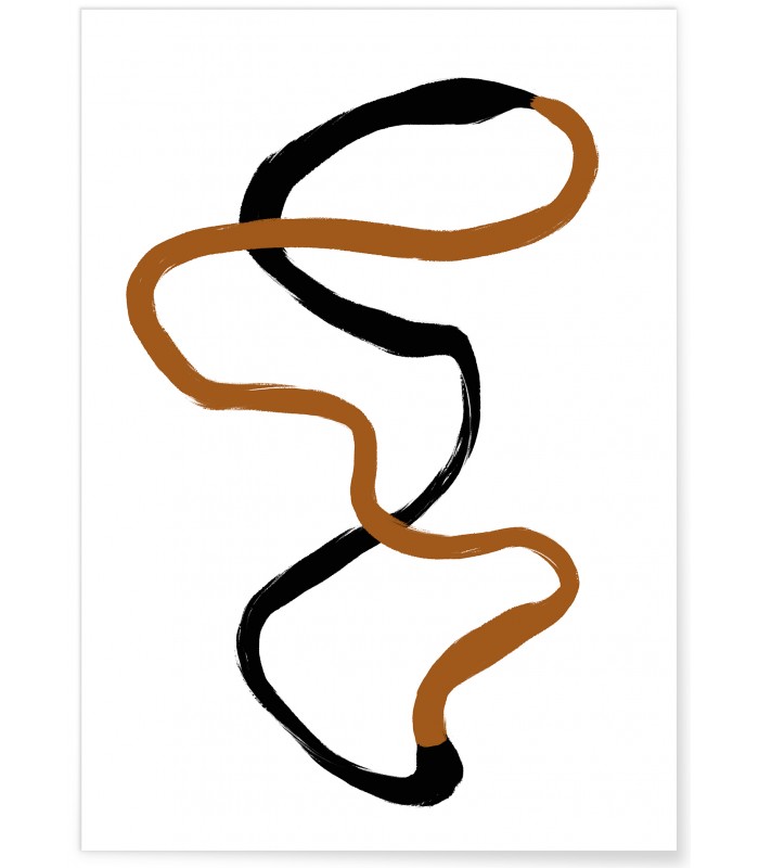 Affiche Abstract Ligne 1