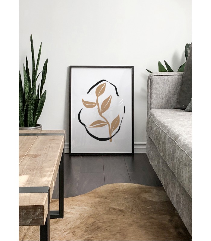 Affiche Abstract Feuille 2
