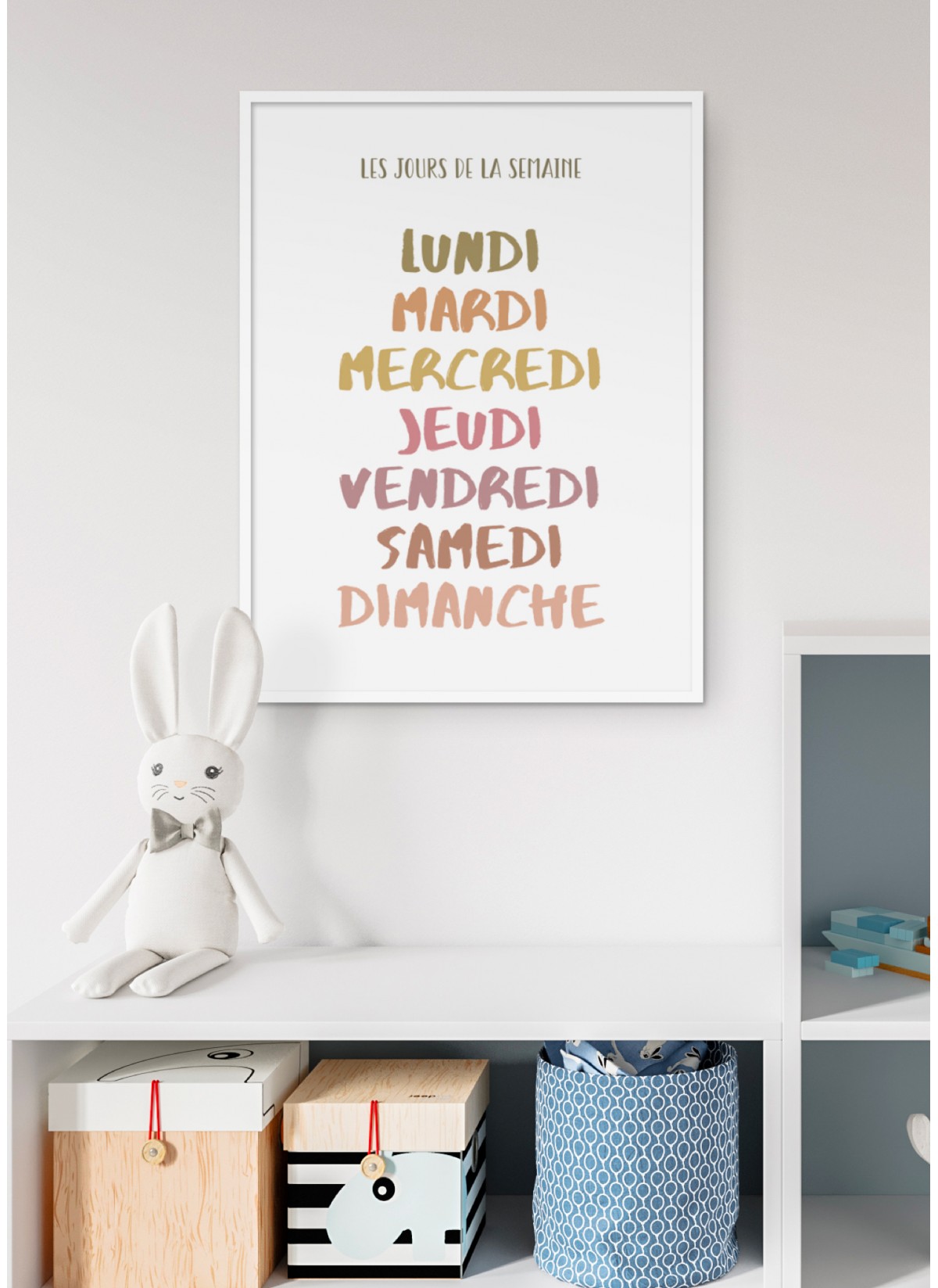 Affiche Les jours de la semaine