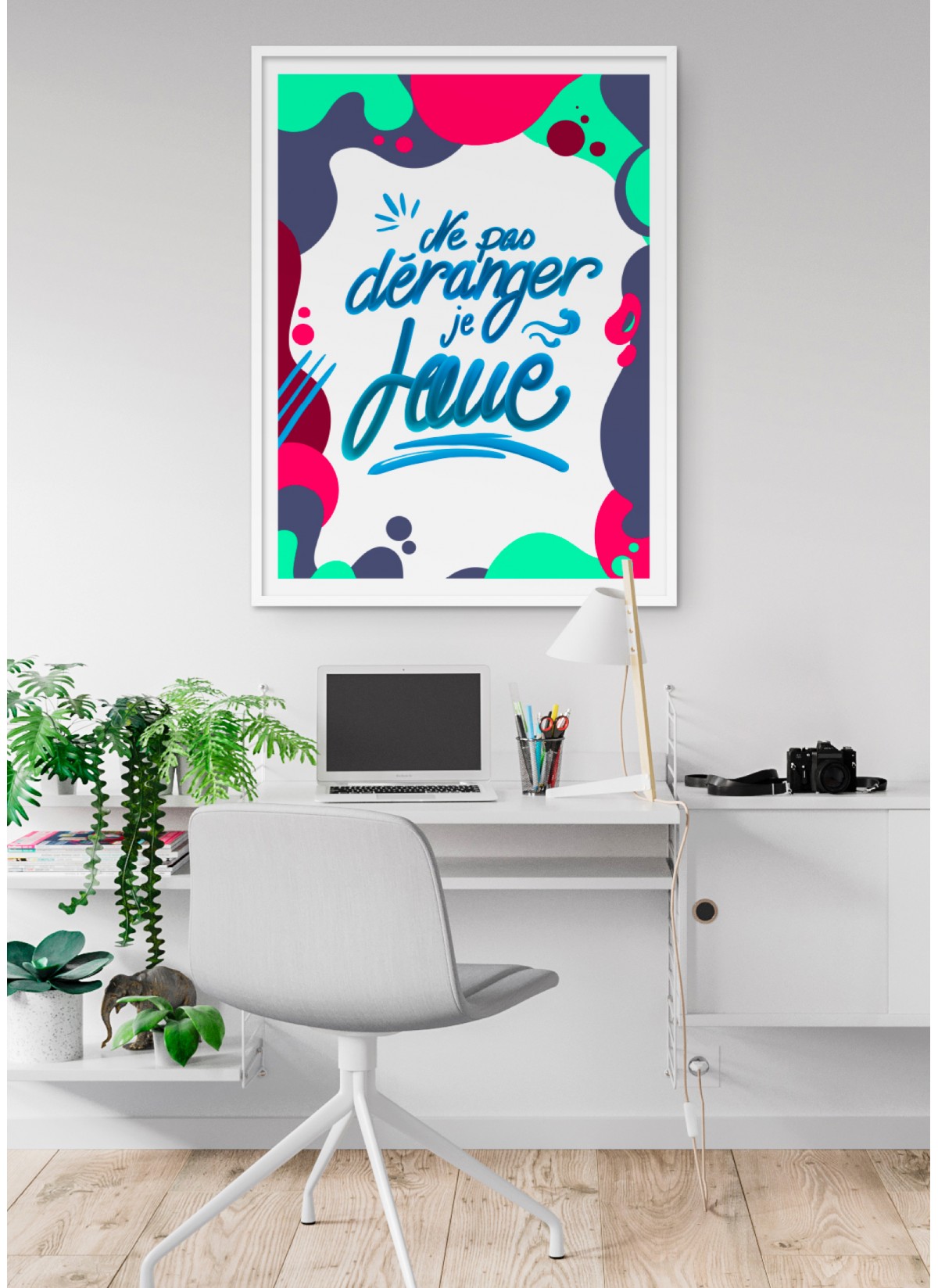 Affiche "Ne pas déranger, je joue"