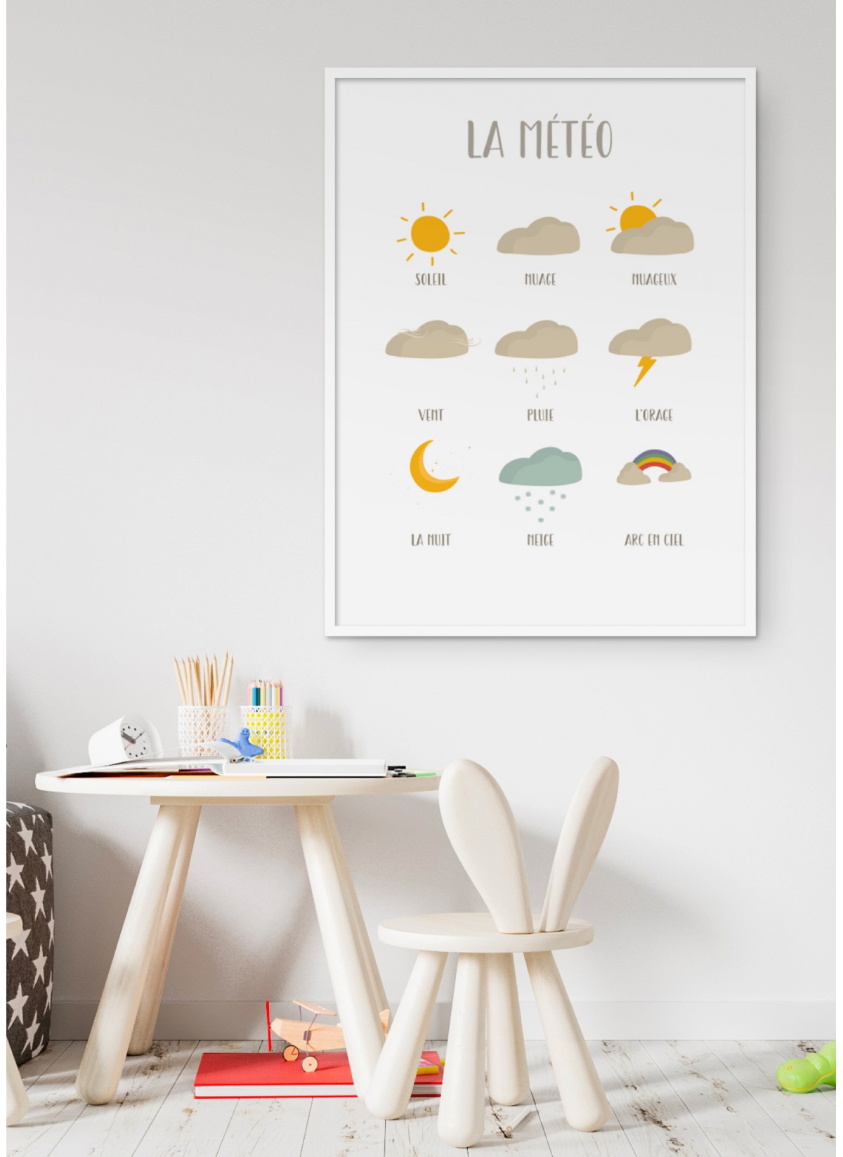 Affiche Météo des enfants