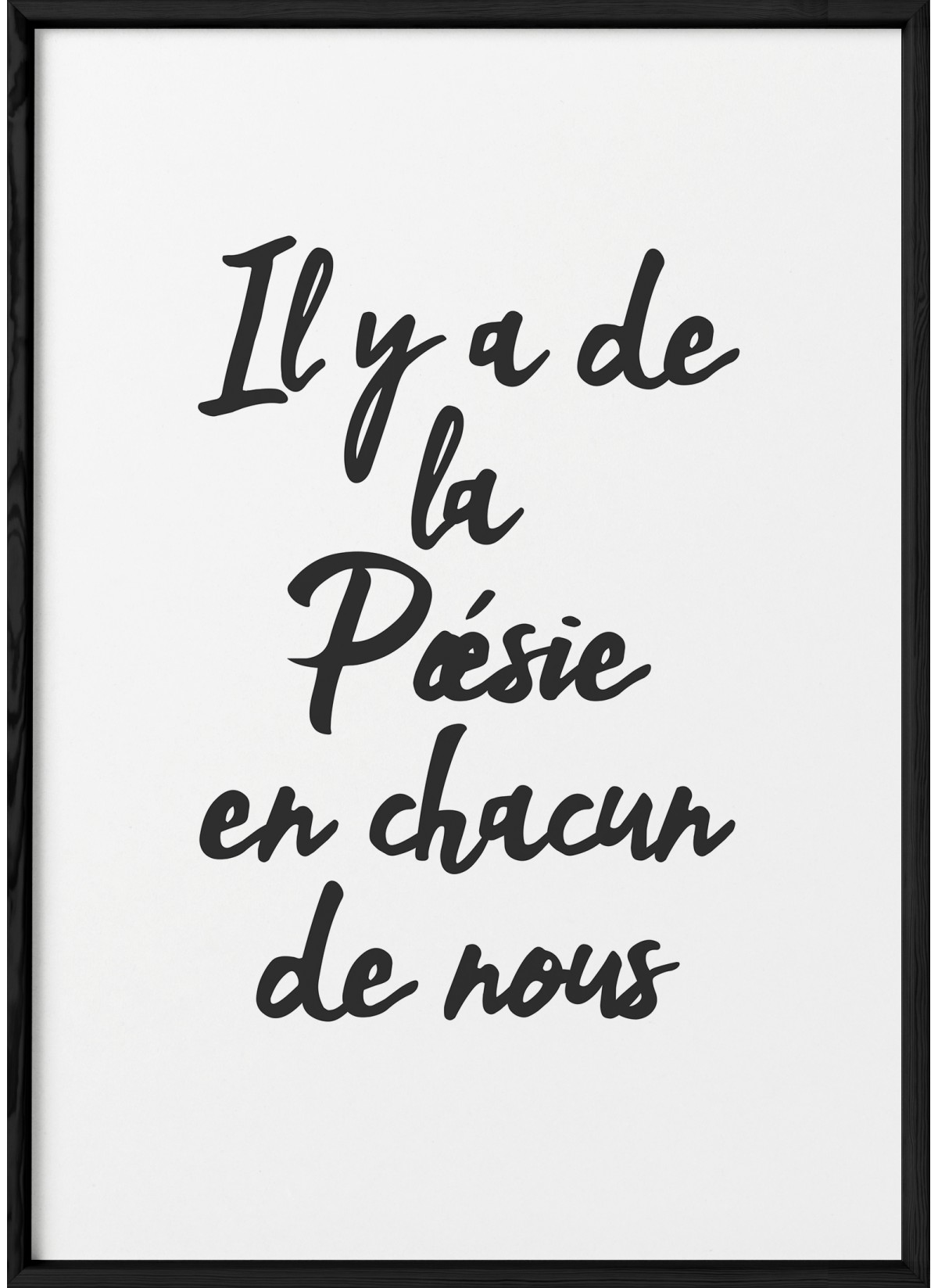 Affiche Il y a de la poésie en chacun de nous