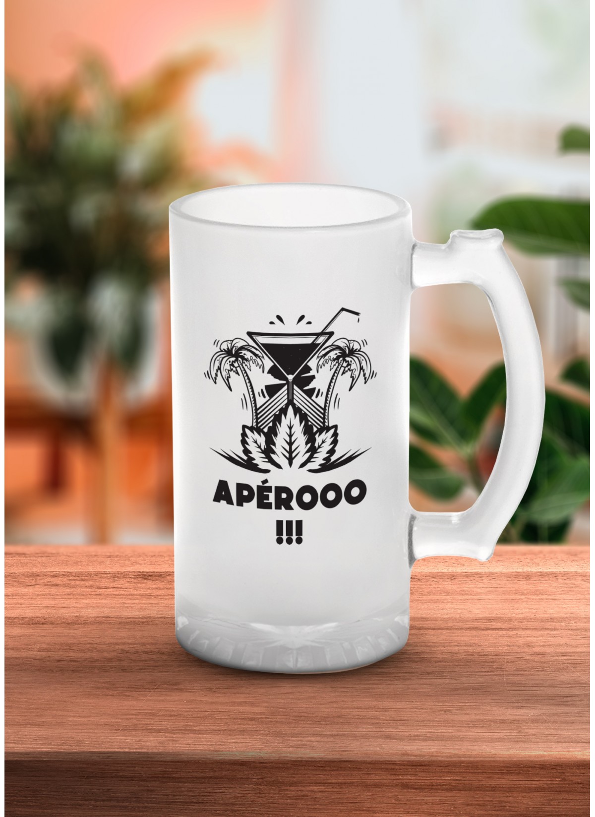 Chope de bière "Apérooo"