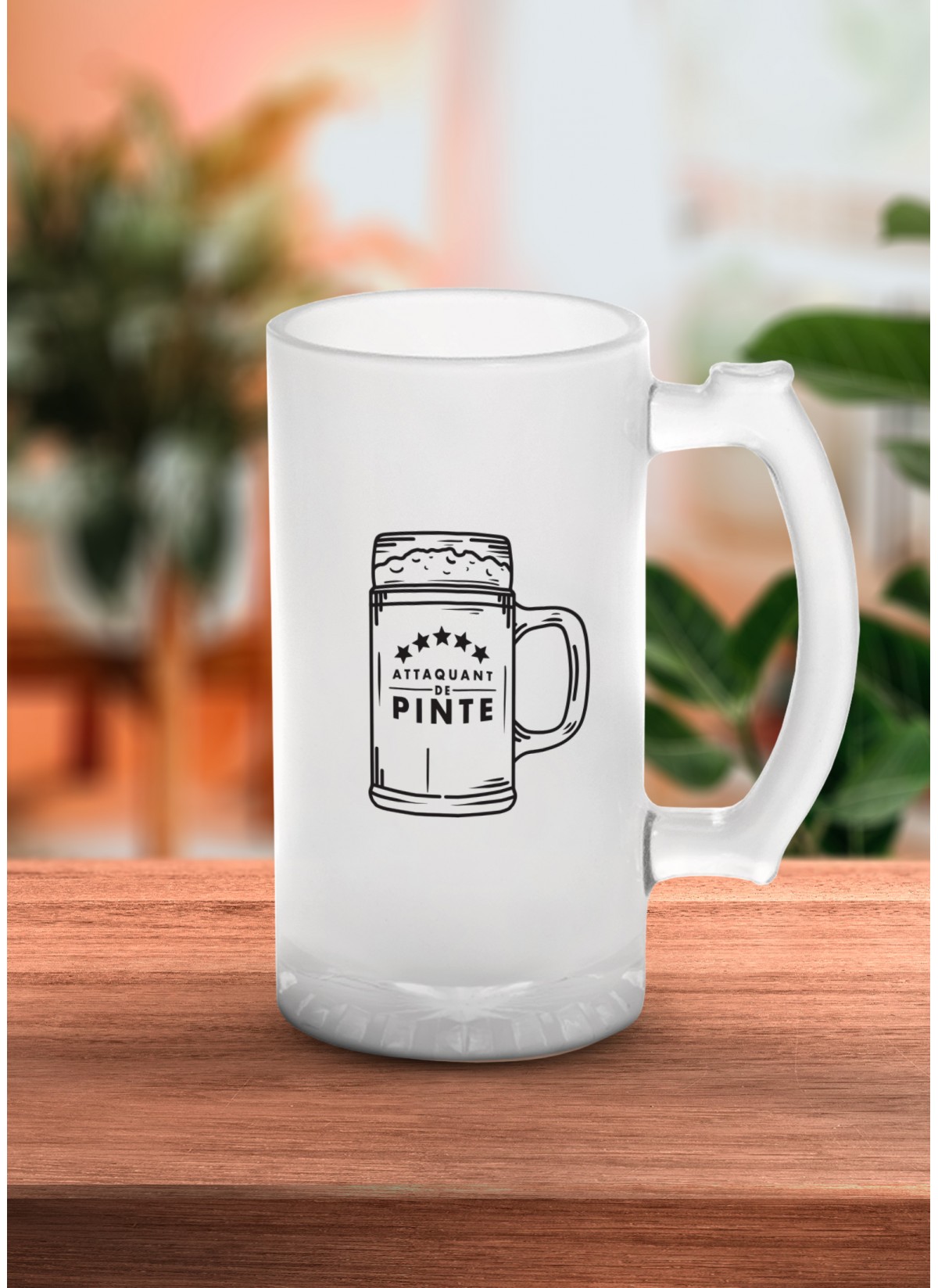 Chope de bière "Attaquant de Pinte"
