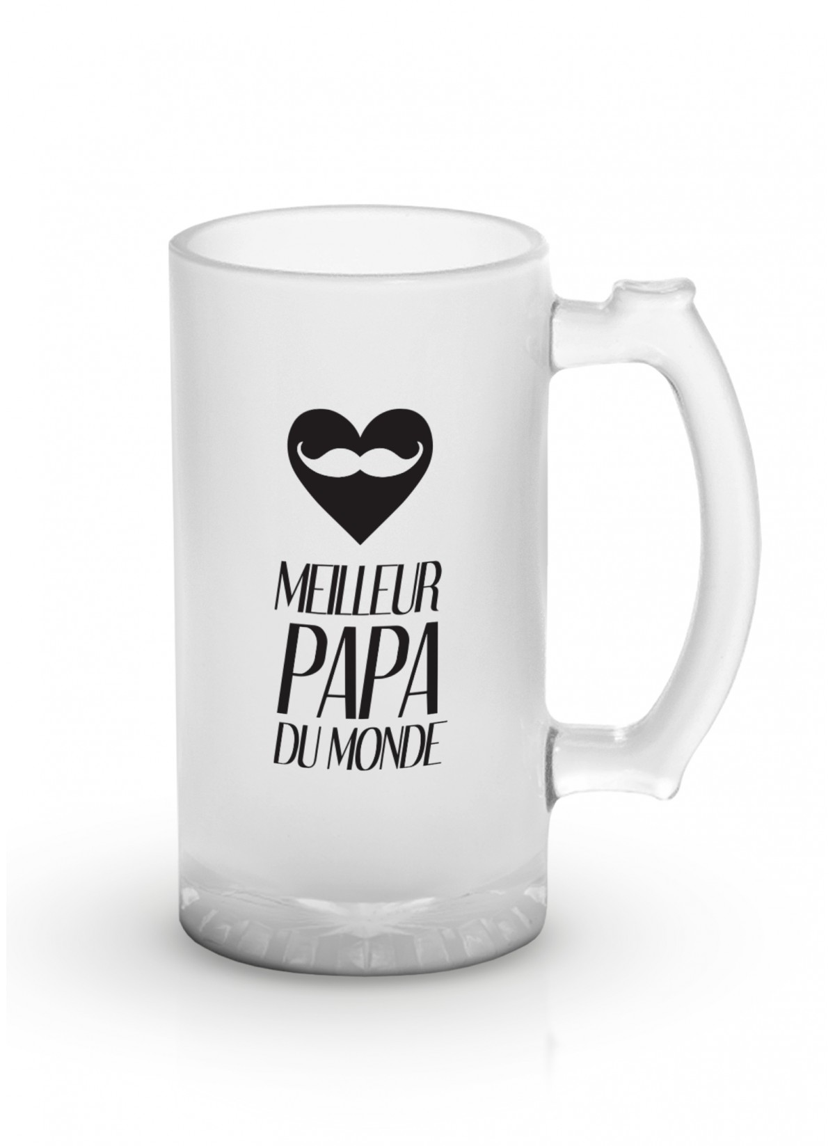 Chope de bière "Meilleur papa du Monde"