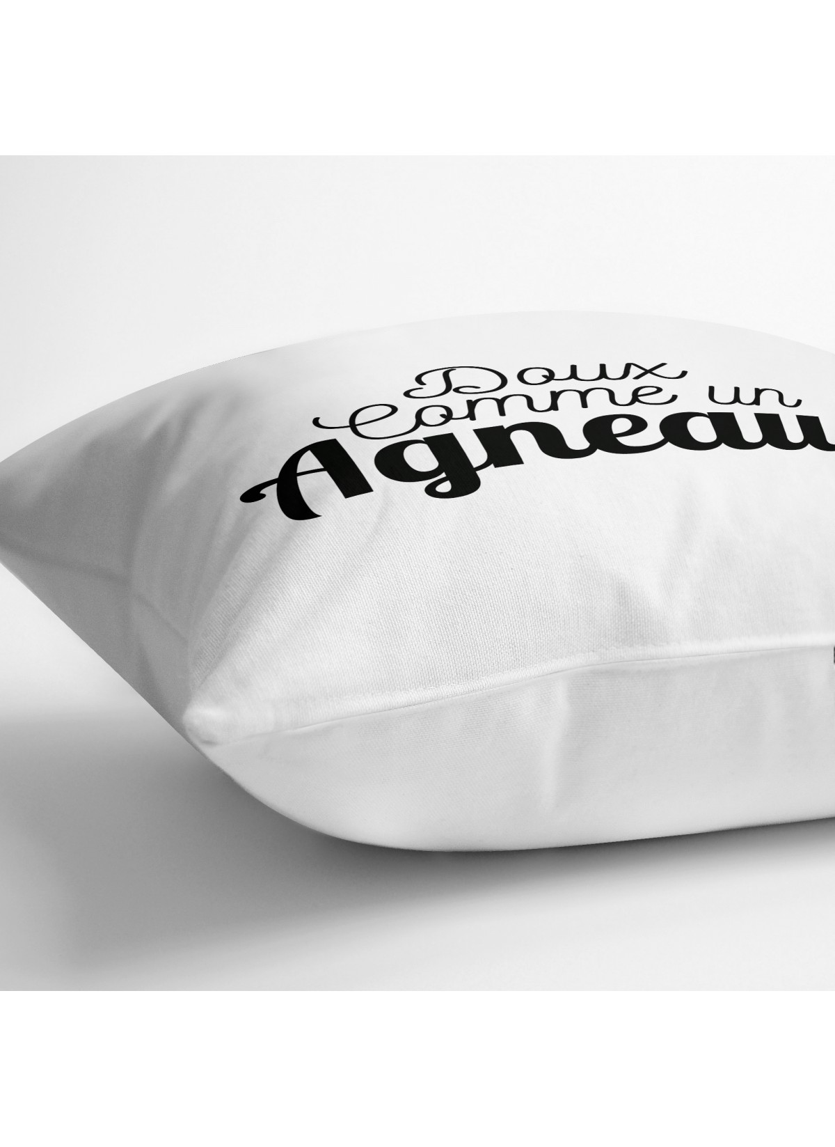 Coussin "Doux comme un agneau"