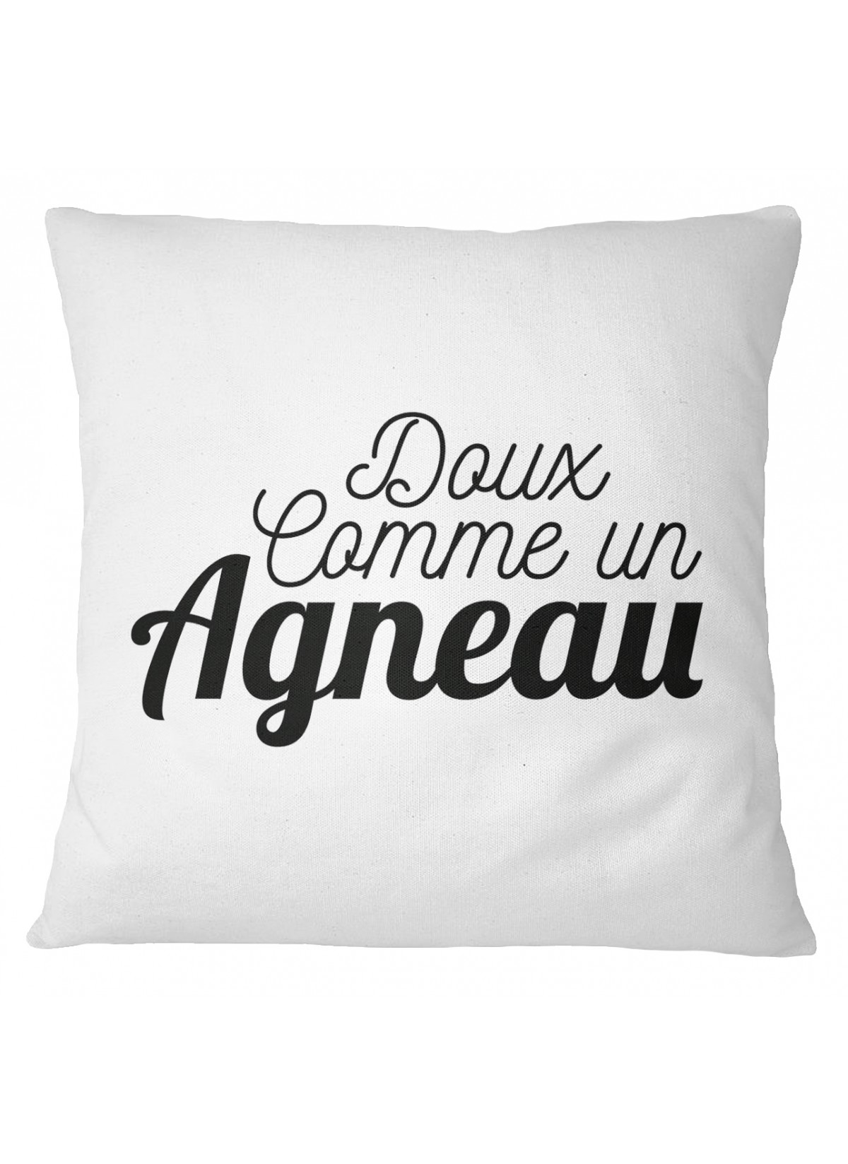 Coussin "Doux comme un agneau"
