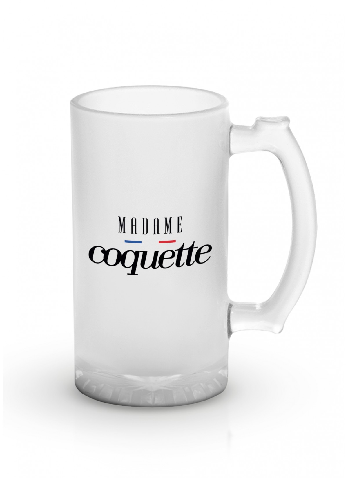 Chope de bière "Madame Coquette"