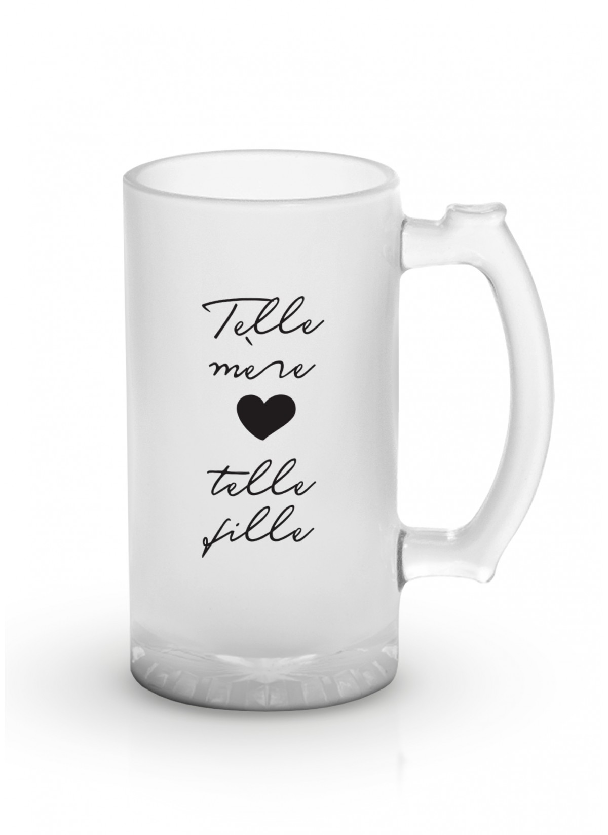 Chope de bière "Telle mère, telle fille"