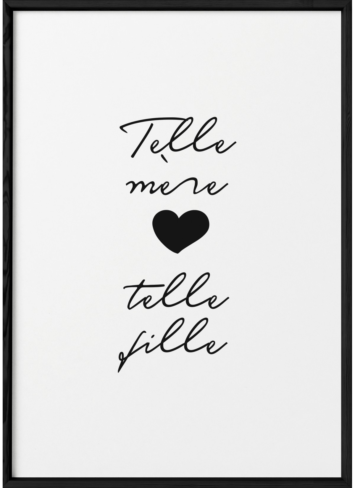 Affiche "Telle mère, telle fille"