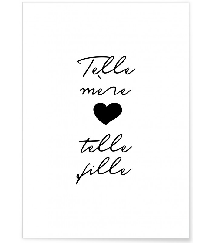 Affiche "Telle mère, telle fille"