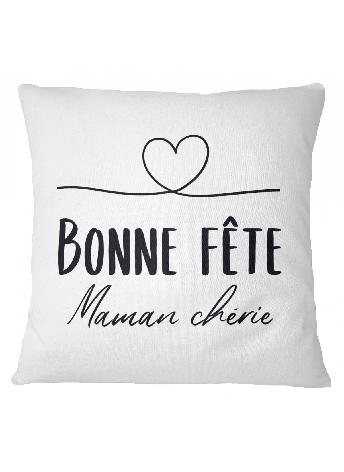 Coussin "Bonne fête maman chérie"