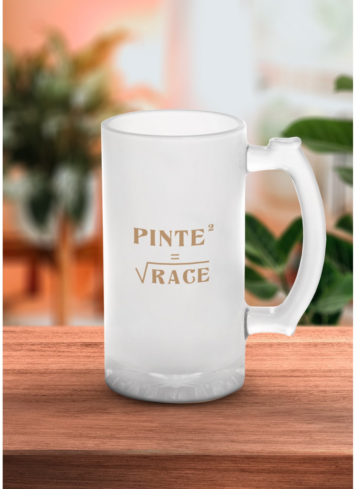 Chope de bière drôle  "Pinte²", idée cadeau pour les amis | L’Afficherie