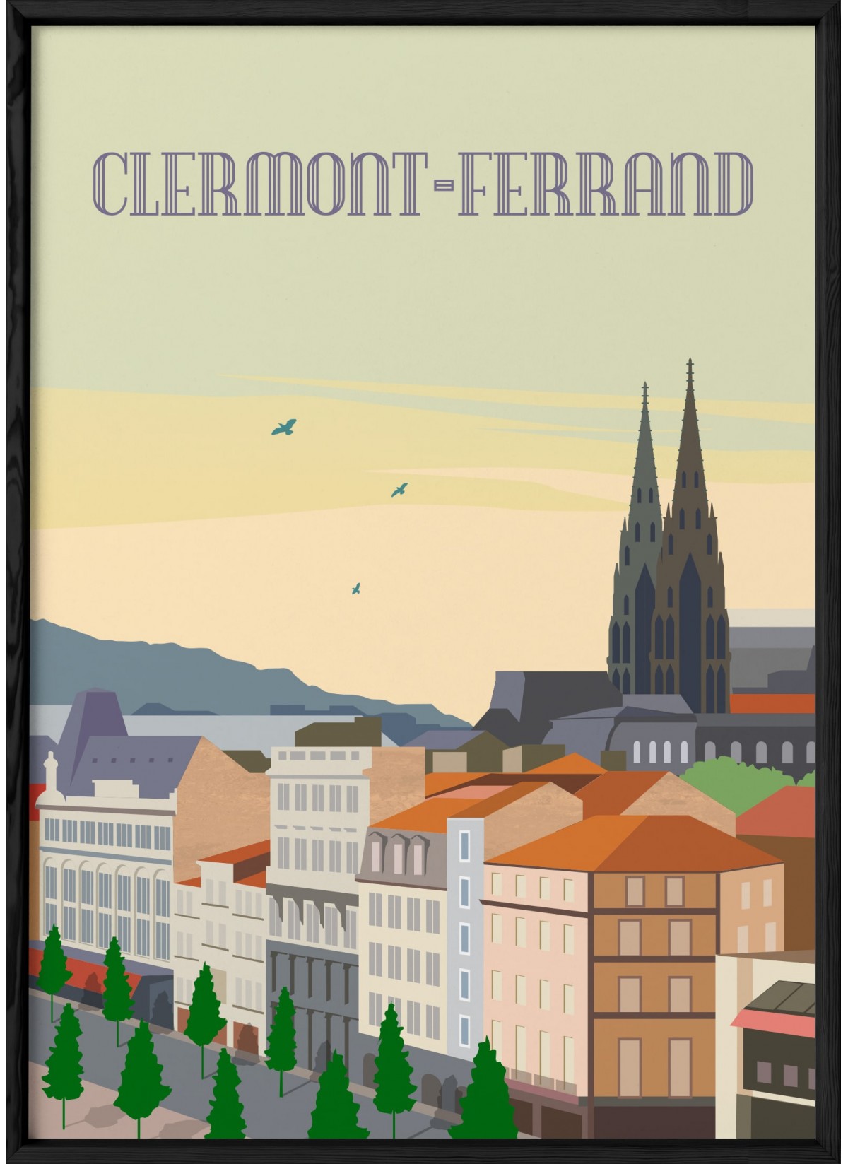 Affiche Clermont Ferrand 2