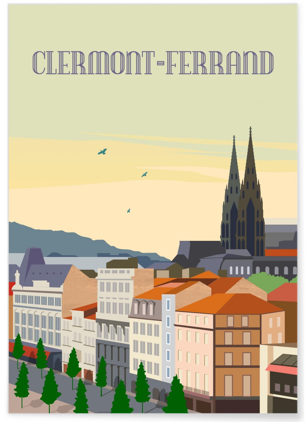 Affiche Clermont Ferrand 2