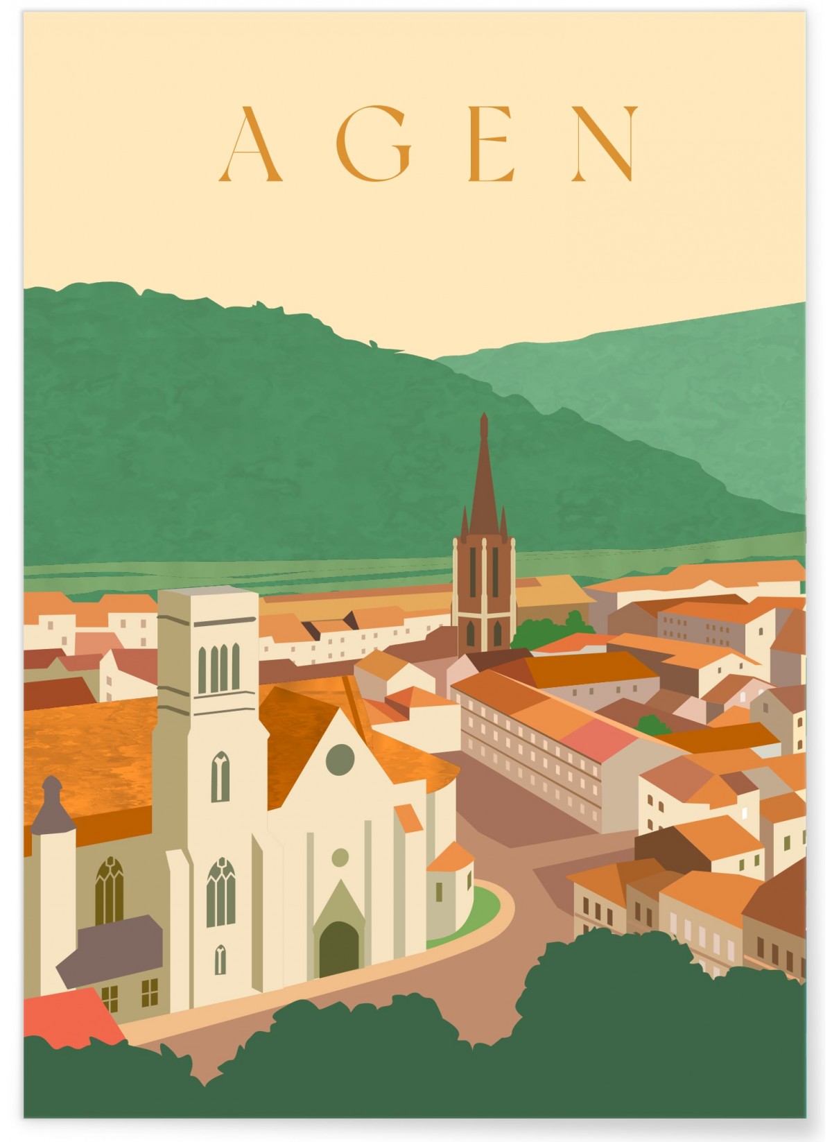 Affiche Agen