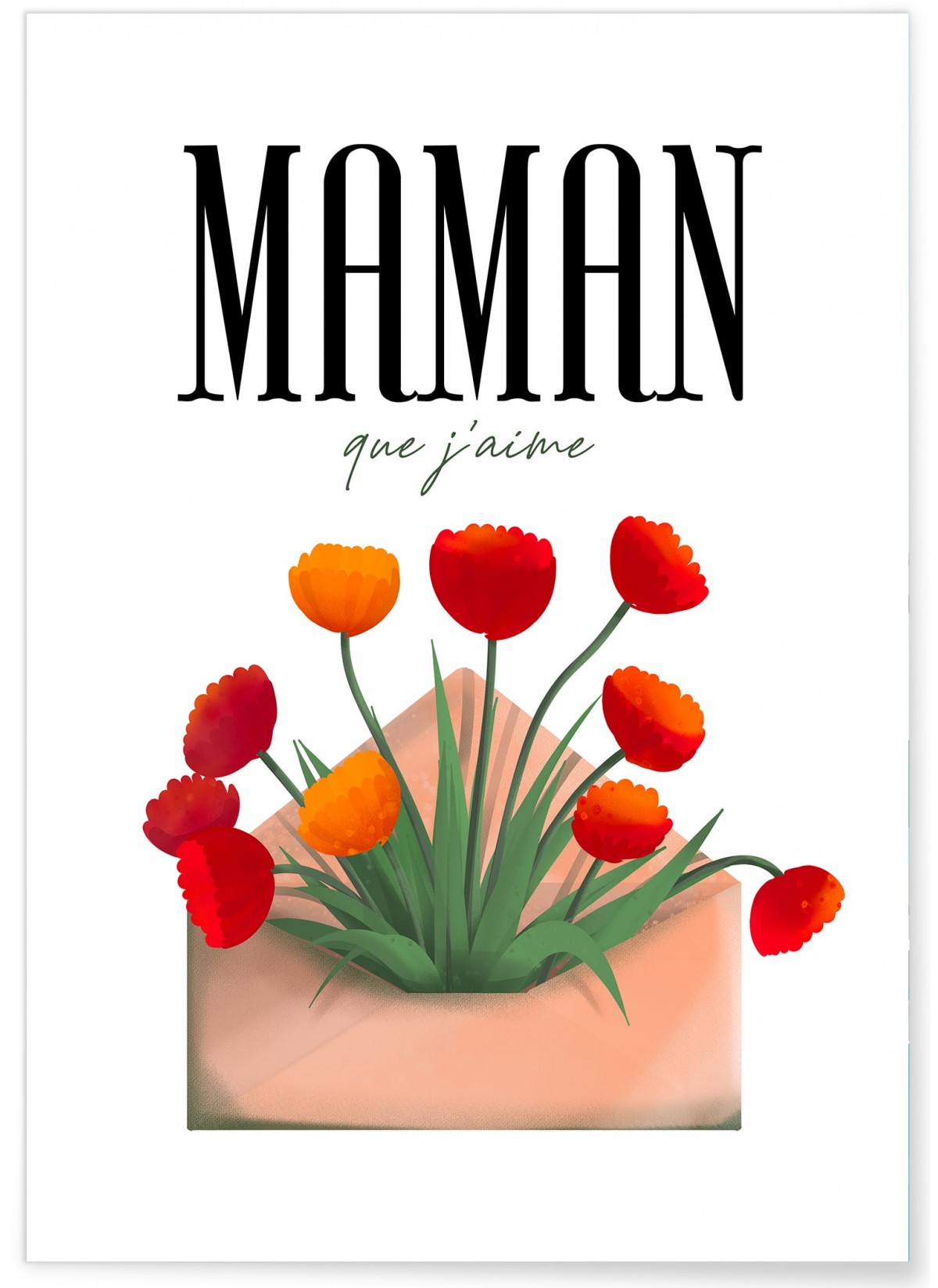 Affiche Maman que j'aime