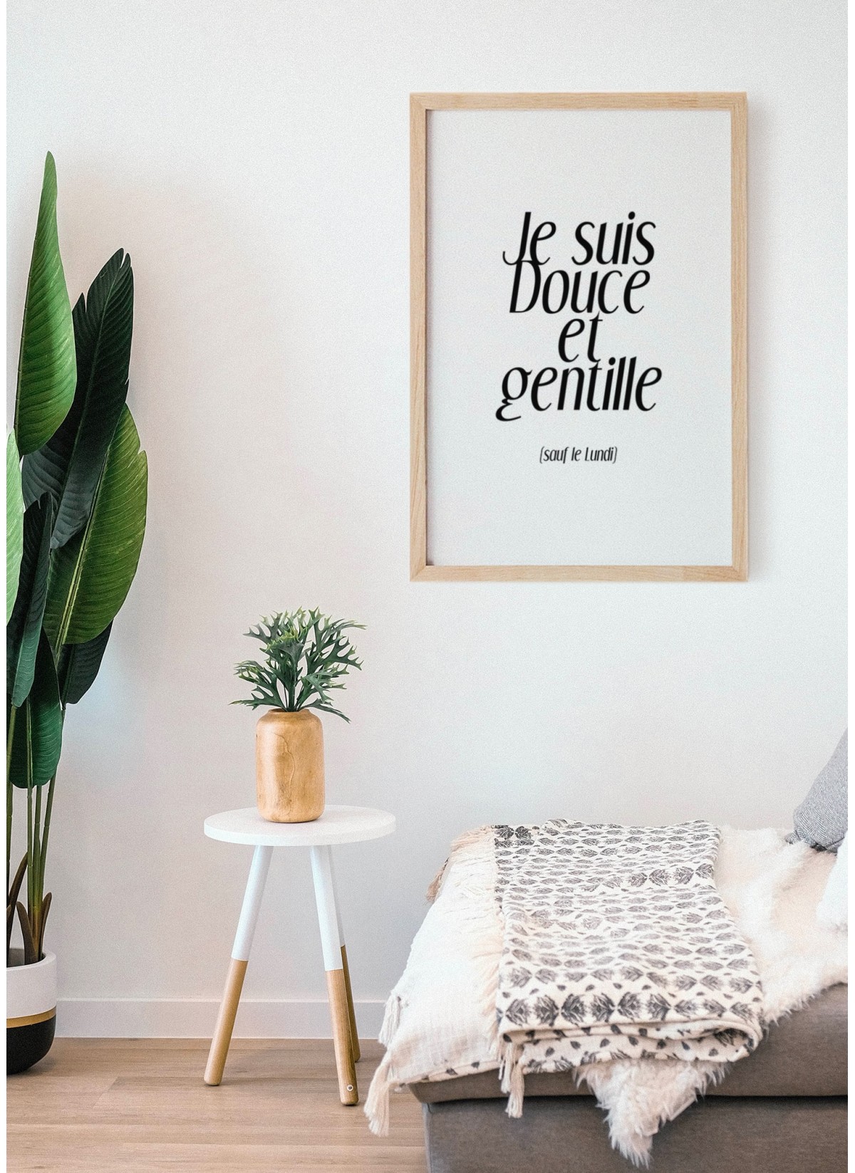 Affiche "Douce et gentille"