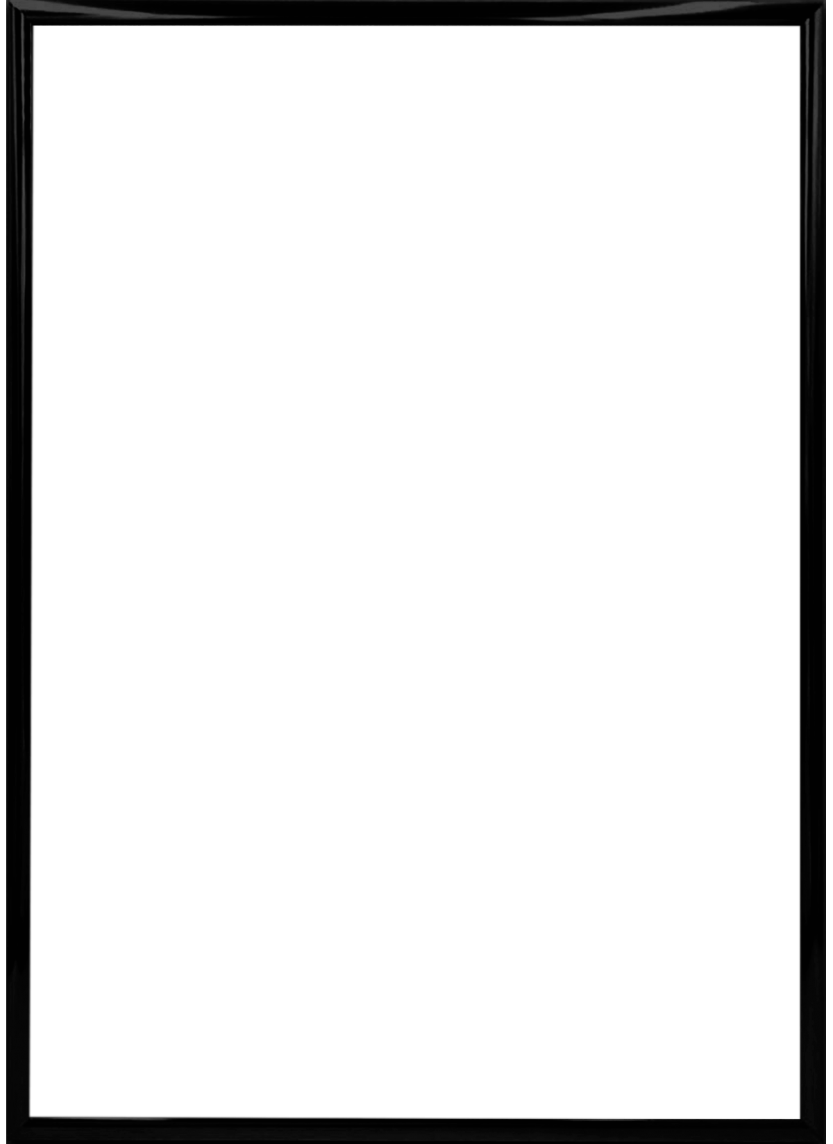 Cadre Poster Aluminium Noir, pour affiches décoratives |  L’Afficherie