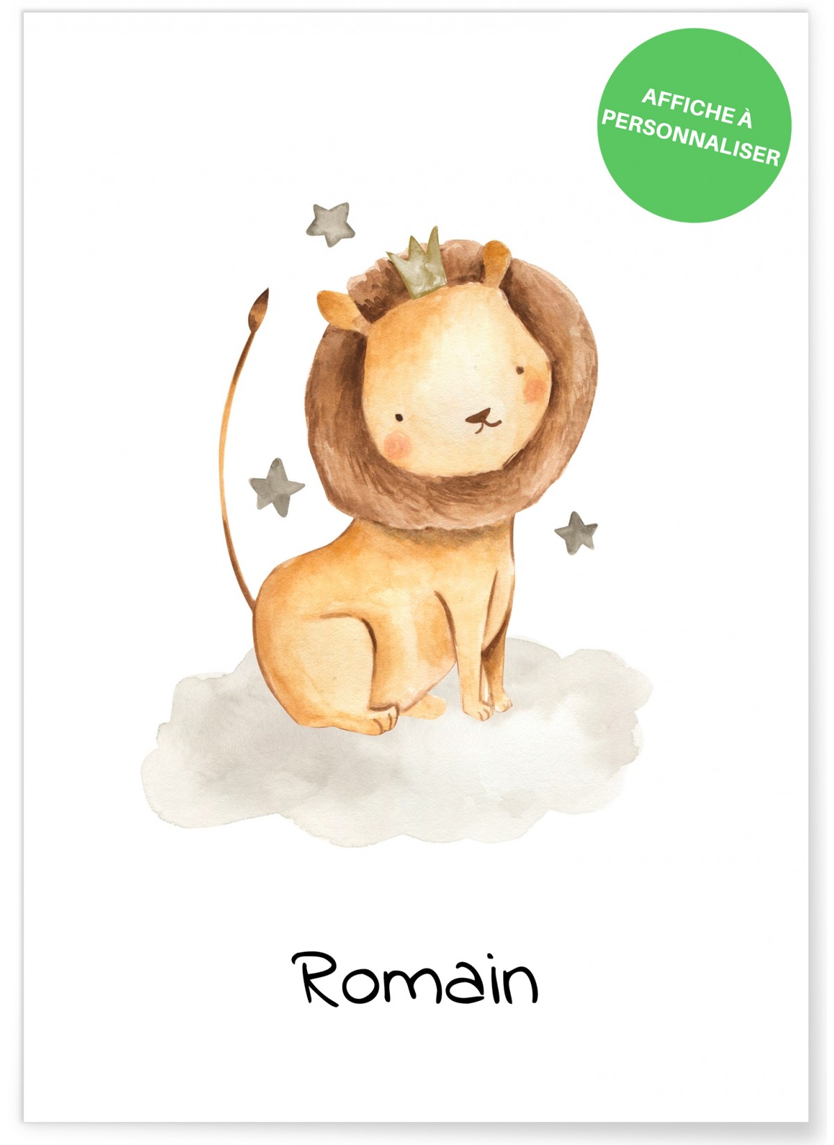 Affiche bébé et enfant "prénom"