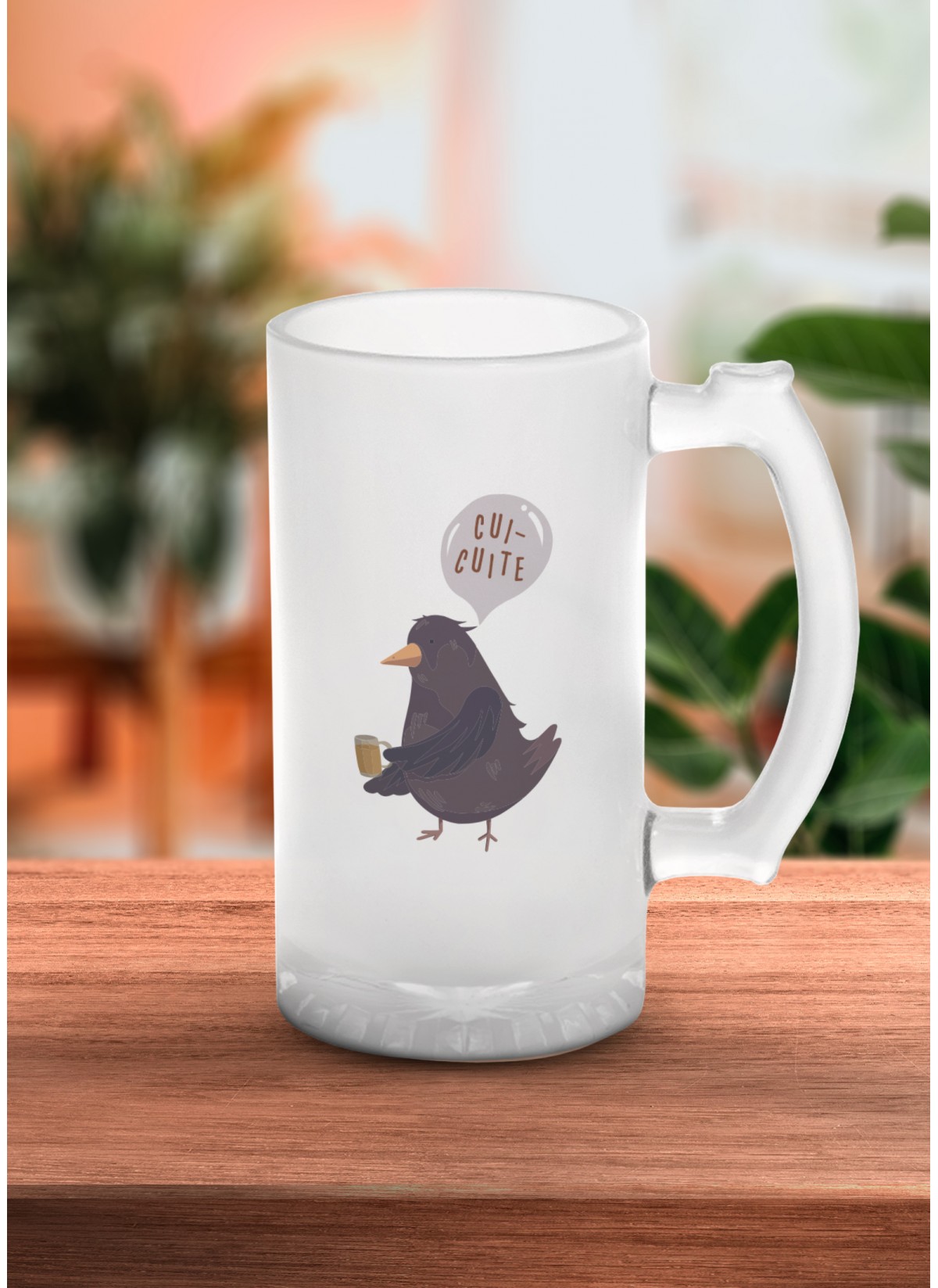 Chope de bière "Cui Cuite"