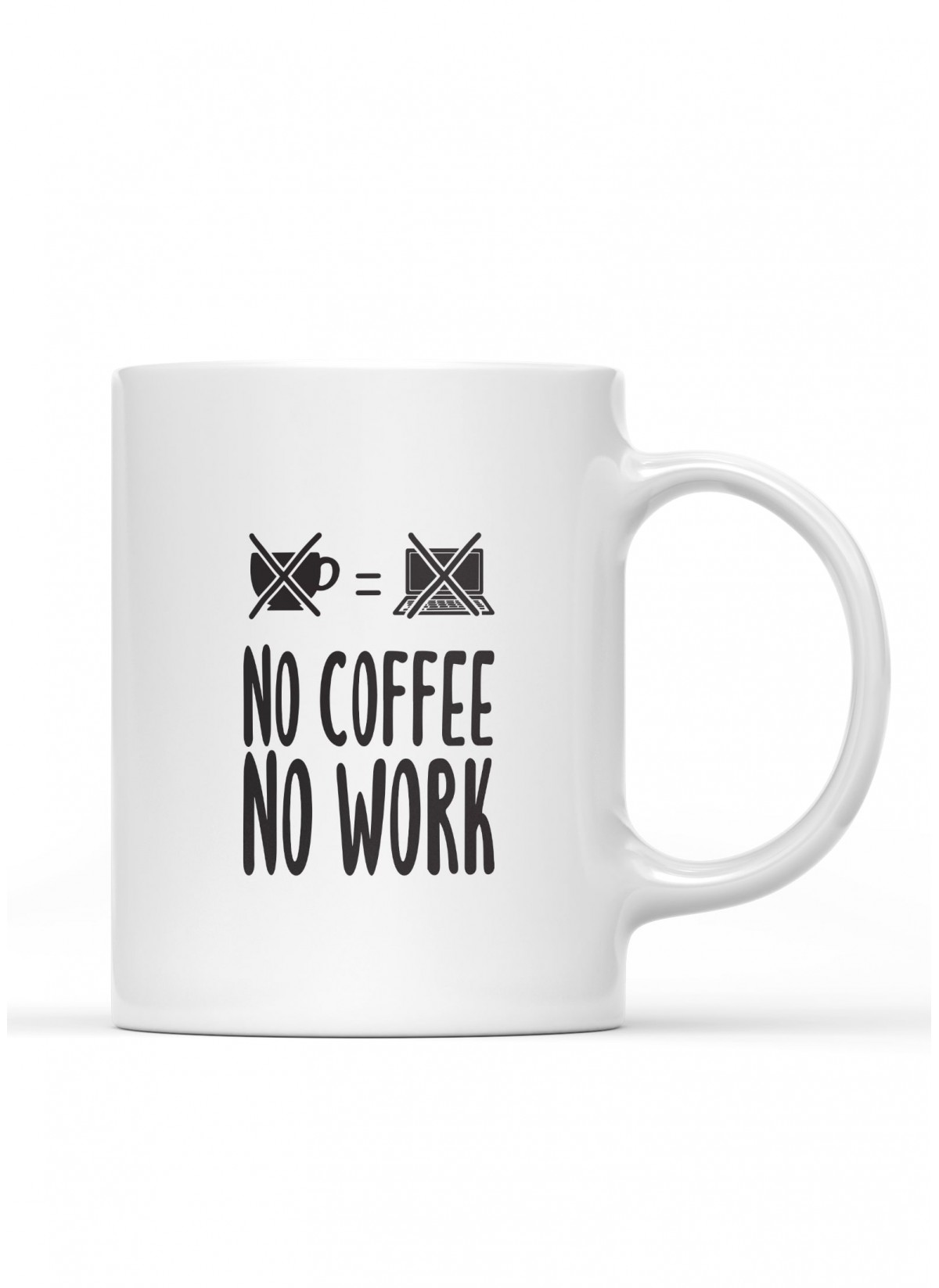 Mug "Pas de café, pas de travail"