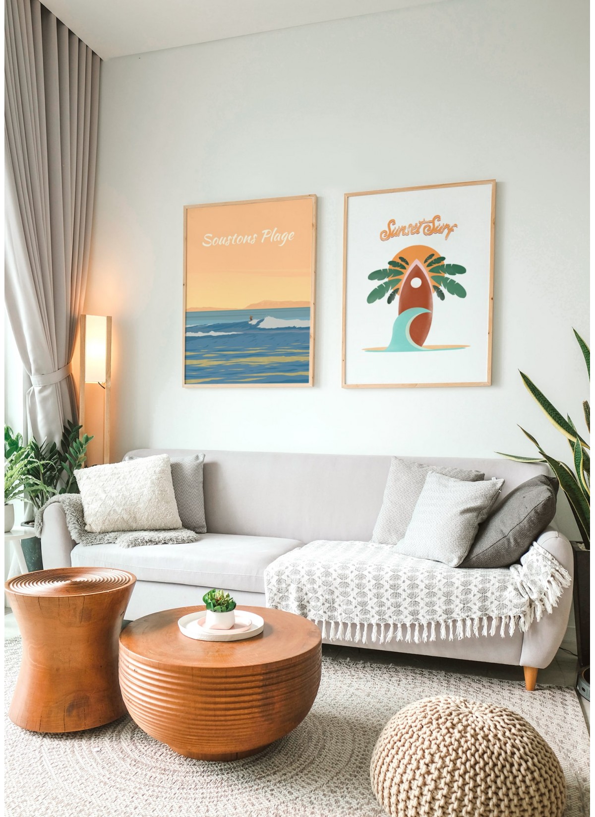 Affiche Soustons Plage