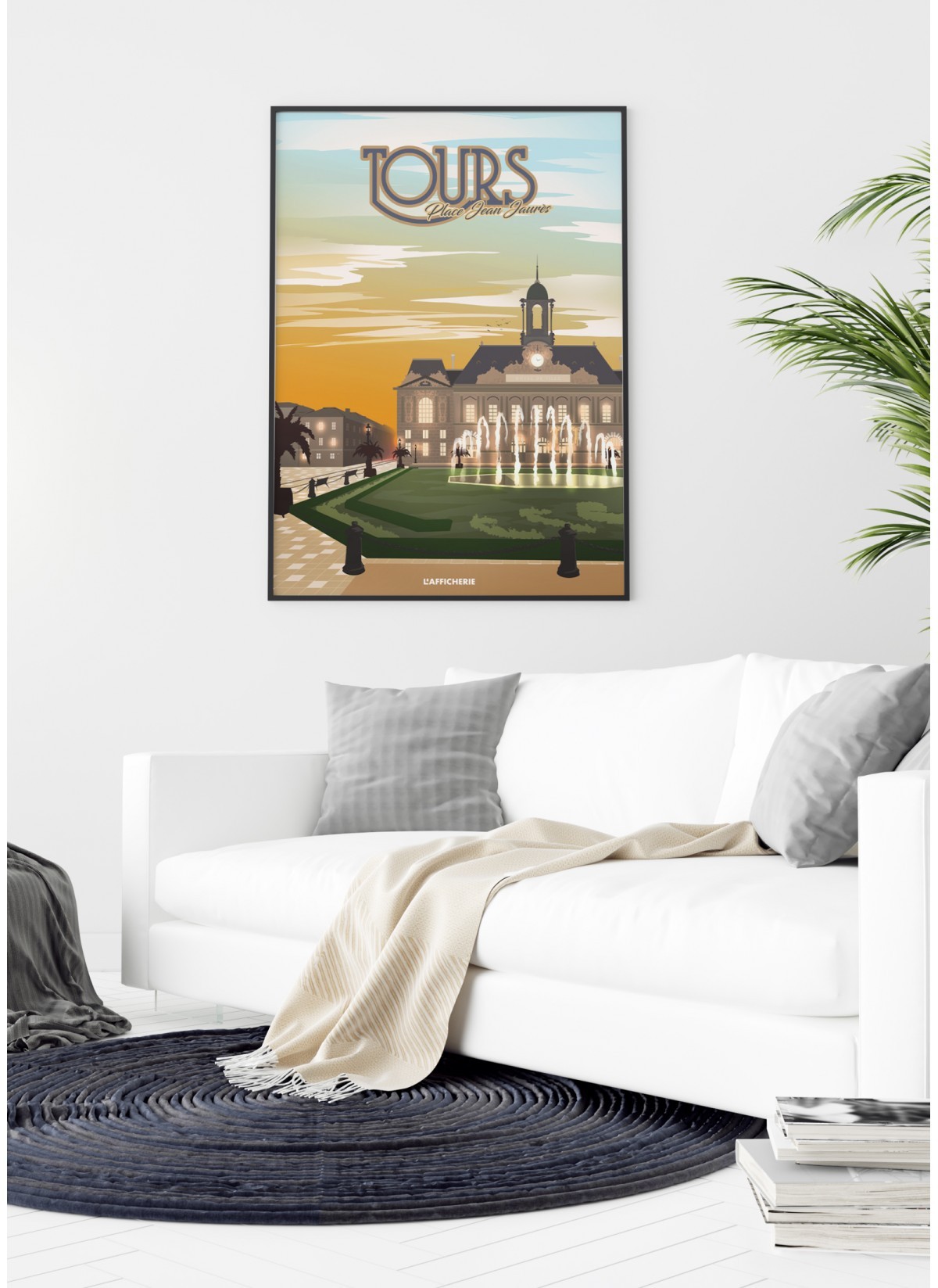 Affiche Tours : Jean Jaurès