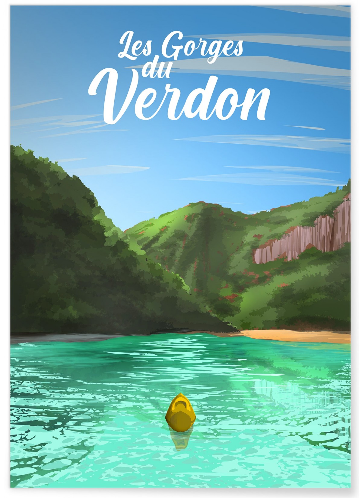 Affiche Les Gorges du Verdon